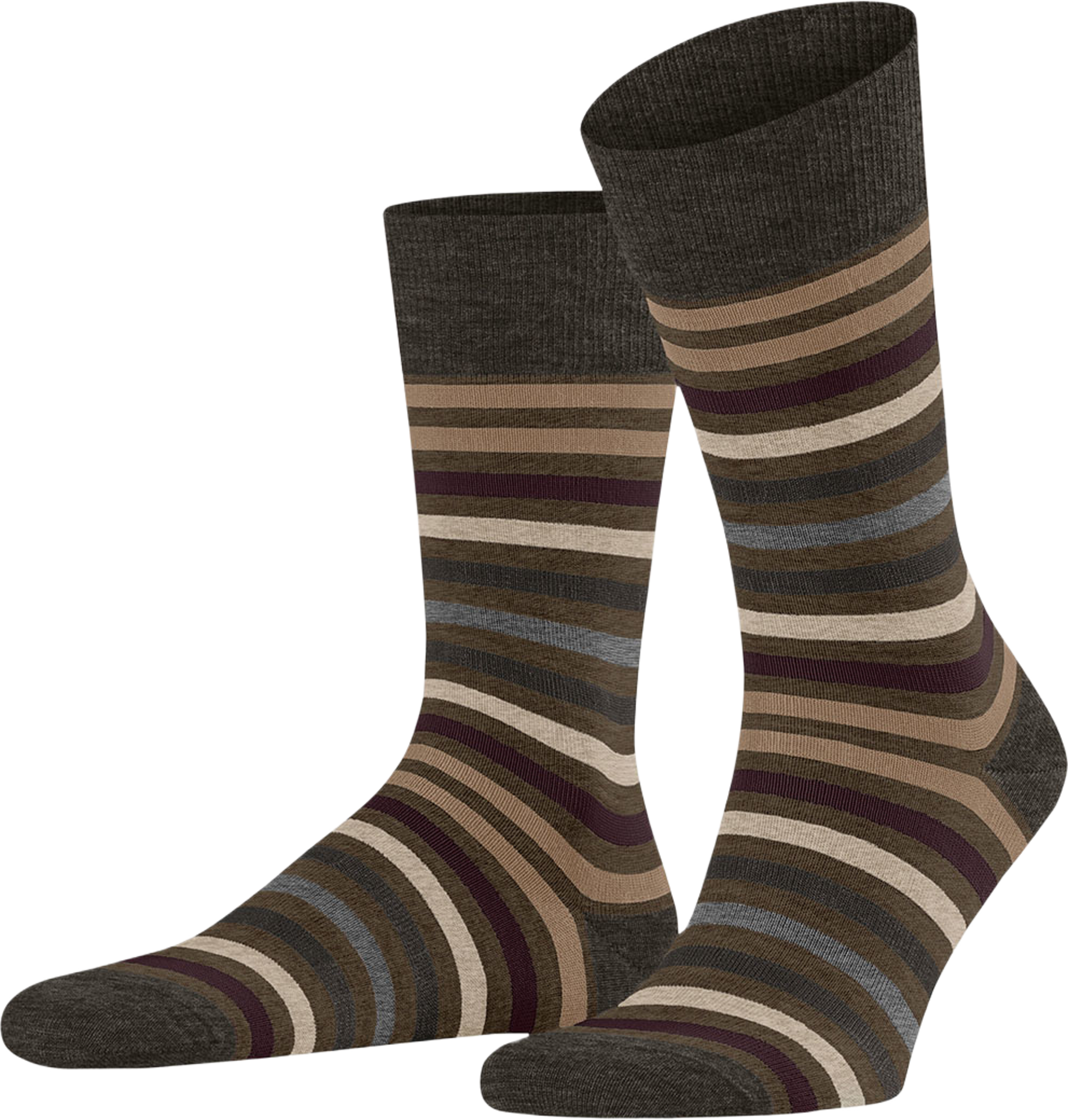 Tinted Stripe Socks, från Falke, i färgen Beech. Klicka för att öppna bilden i stort format
