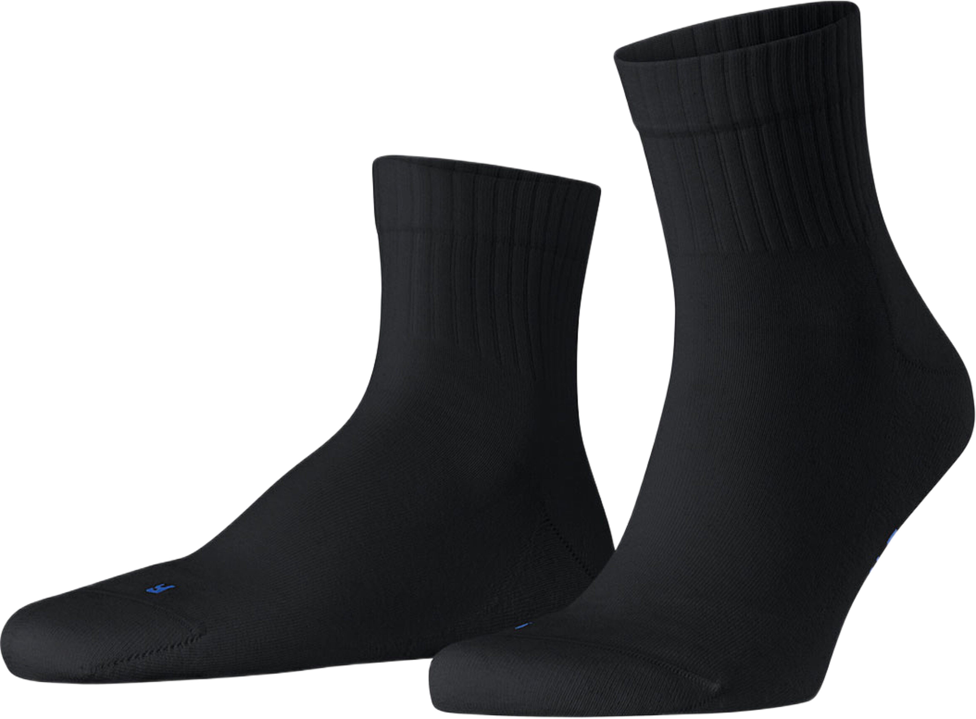Run Rib Unisex Short Socks, från Falke, i färgen Black. Klicka för att öppna bilden i stort format