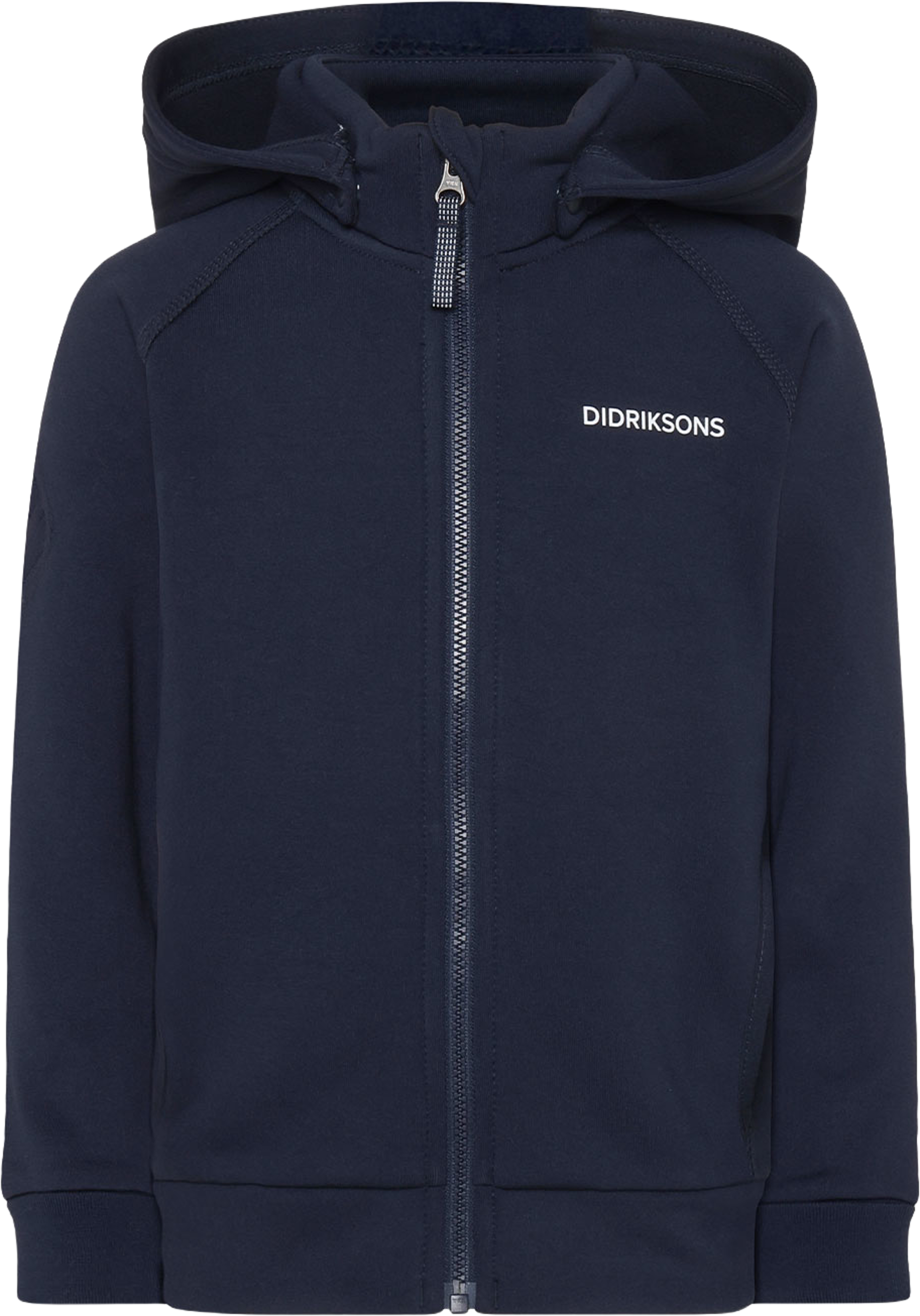 Siljan Fullzip, från Didriksons, i färgen Navy. Klicka för att öppna bilden i stort format
