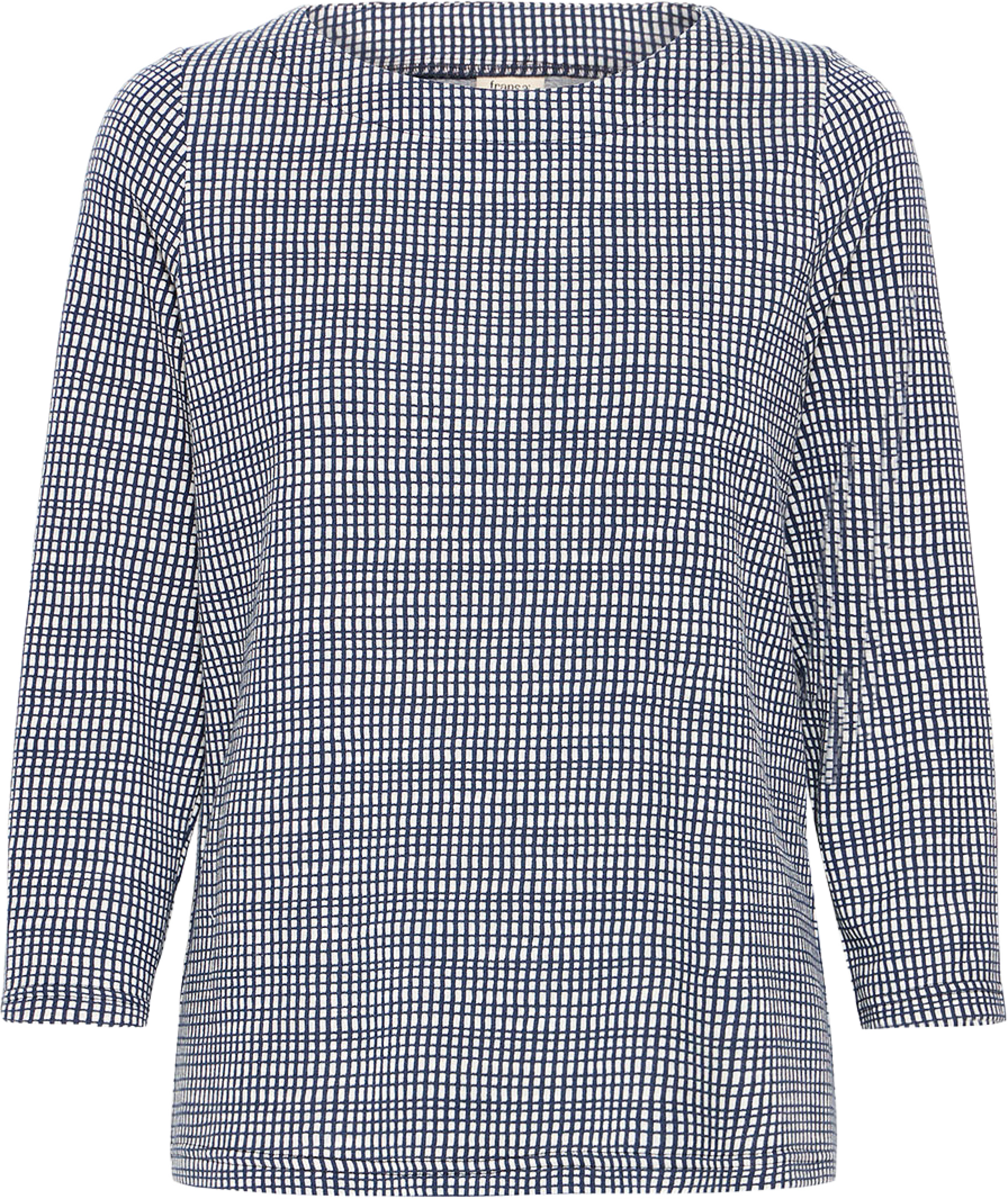 FRNIALA TEE 2, från Fransa, i färgen Navy Check. Klicka för att öppna bilden i stort format