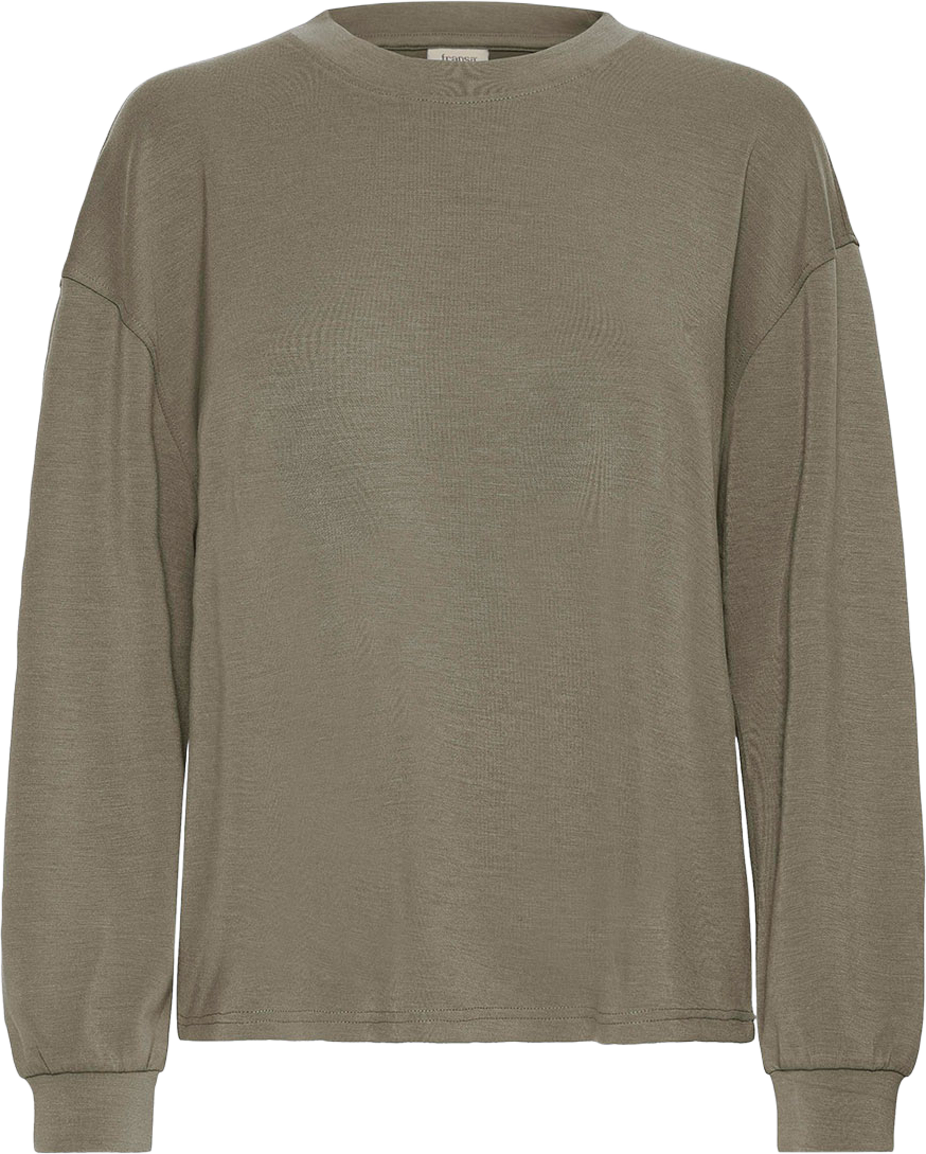 FRAURORA Sweatshirt, från Fransa, i färgen Smokey Olive. Klicka för att öppna bilden i stort format