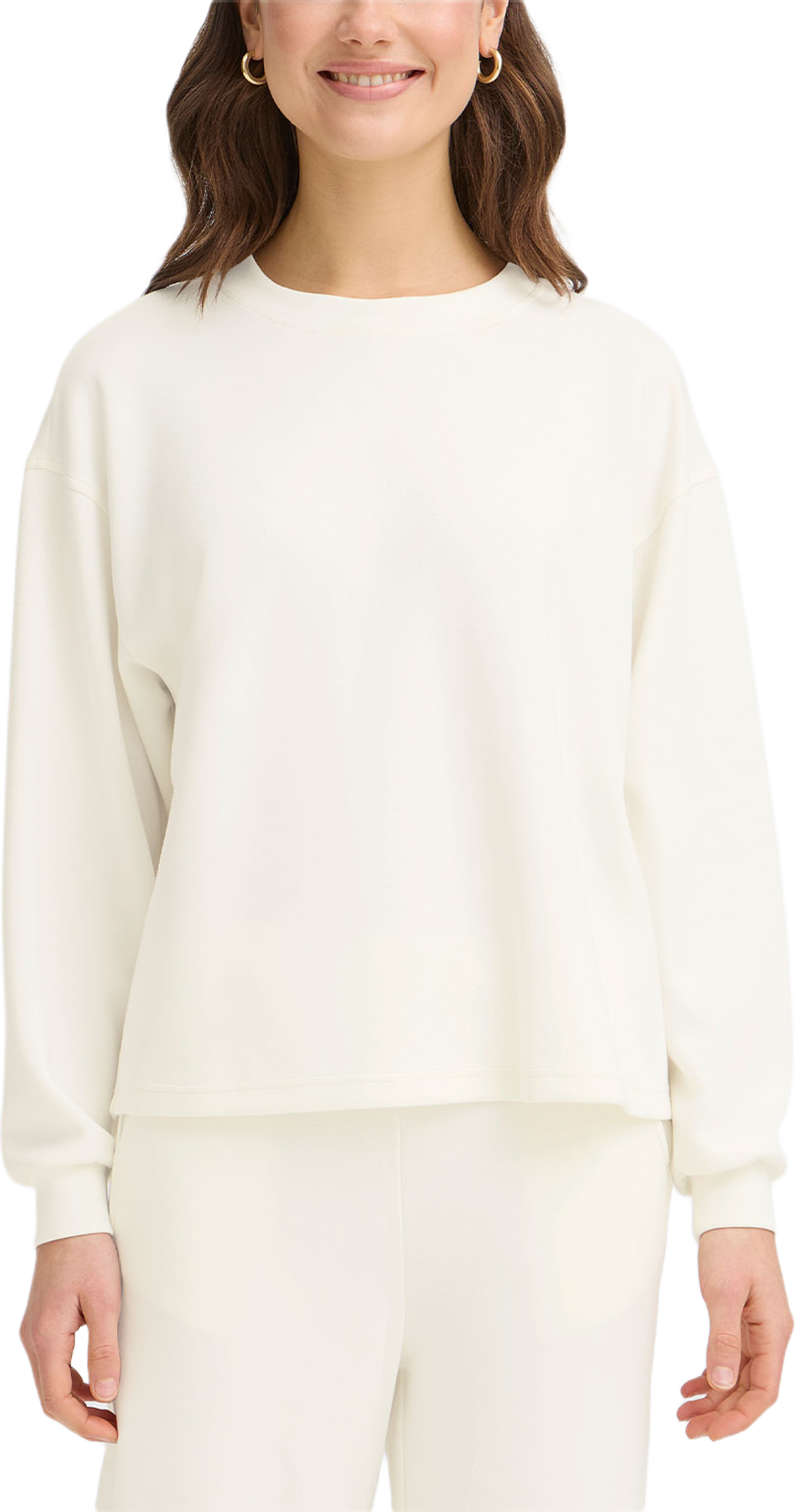 FRAURORA Sweatshirt, från Fransa, i färgen Whisper White. Klicka för att öppna bilden i stort format