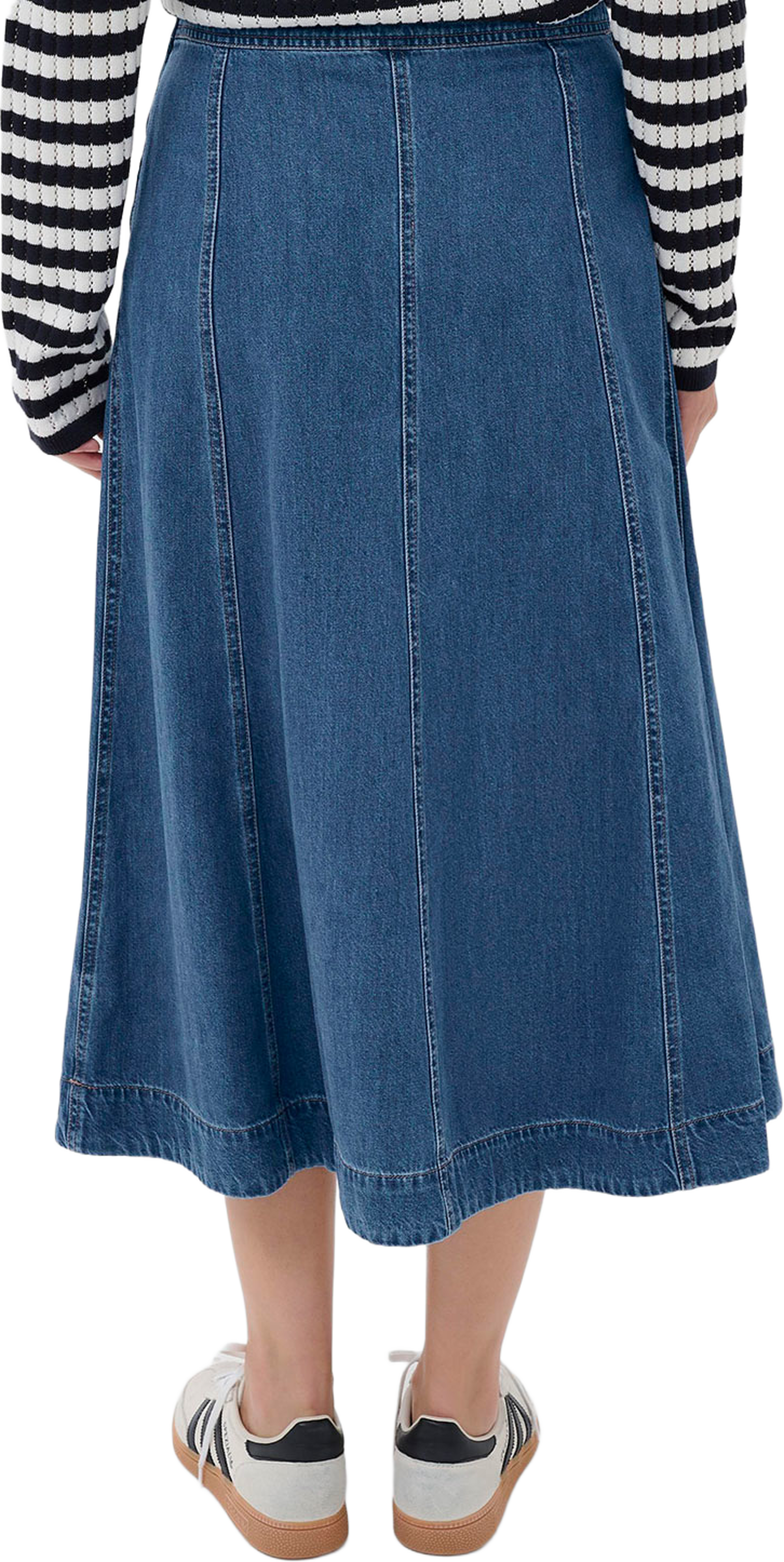 PetrinaPW SK, från Part Two, i färgen Medium Blue Denim. Klicka för att öppna bilden i stort format