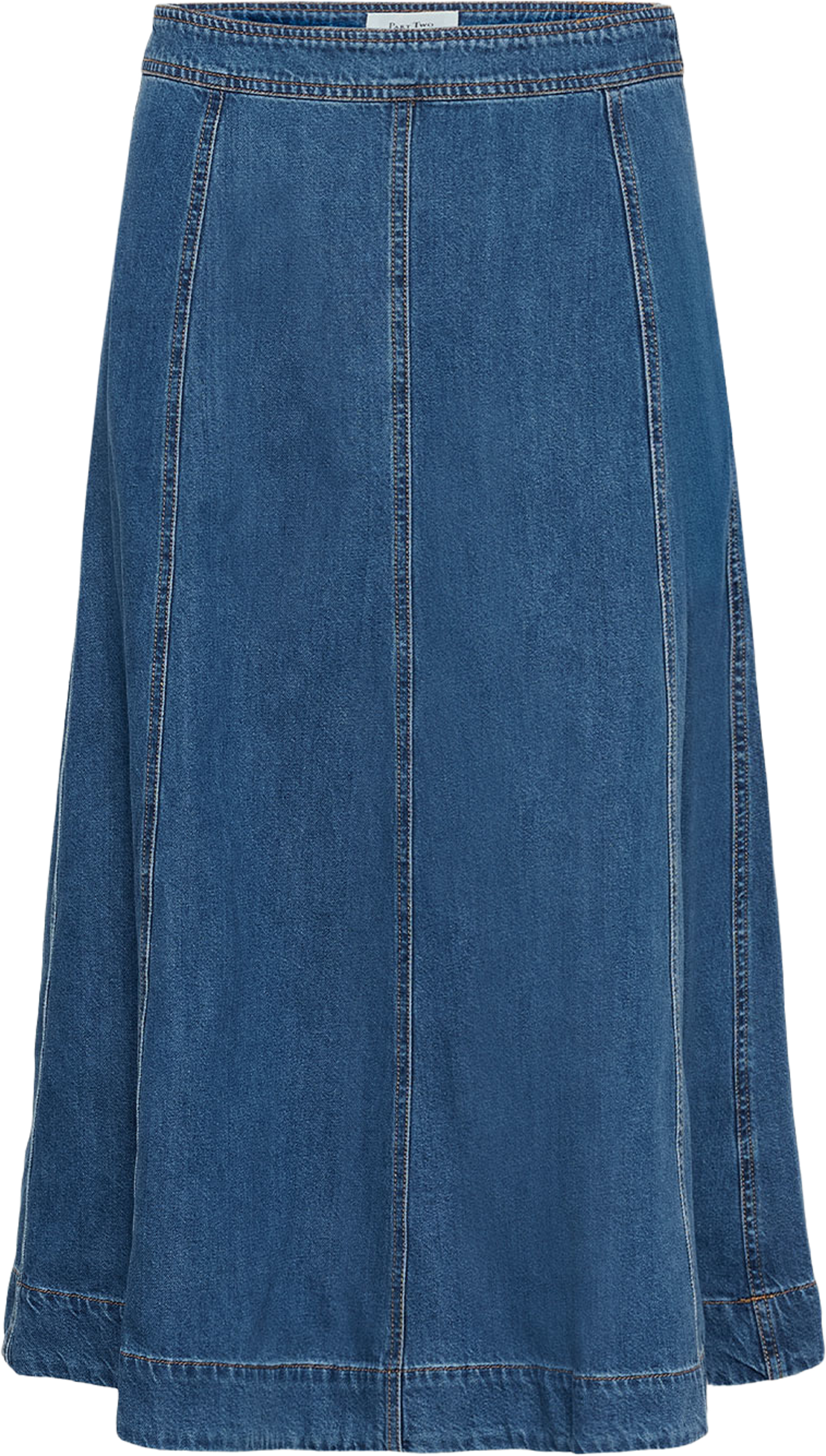 PetrinaPW SK, från Part Two, i färgen Medium Blue Denim. Klicka för att öppna bilden i stort format