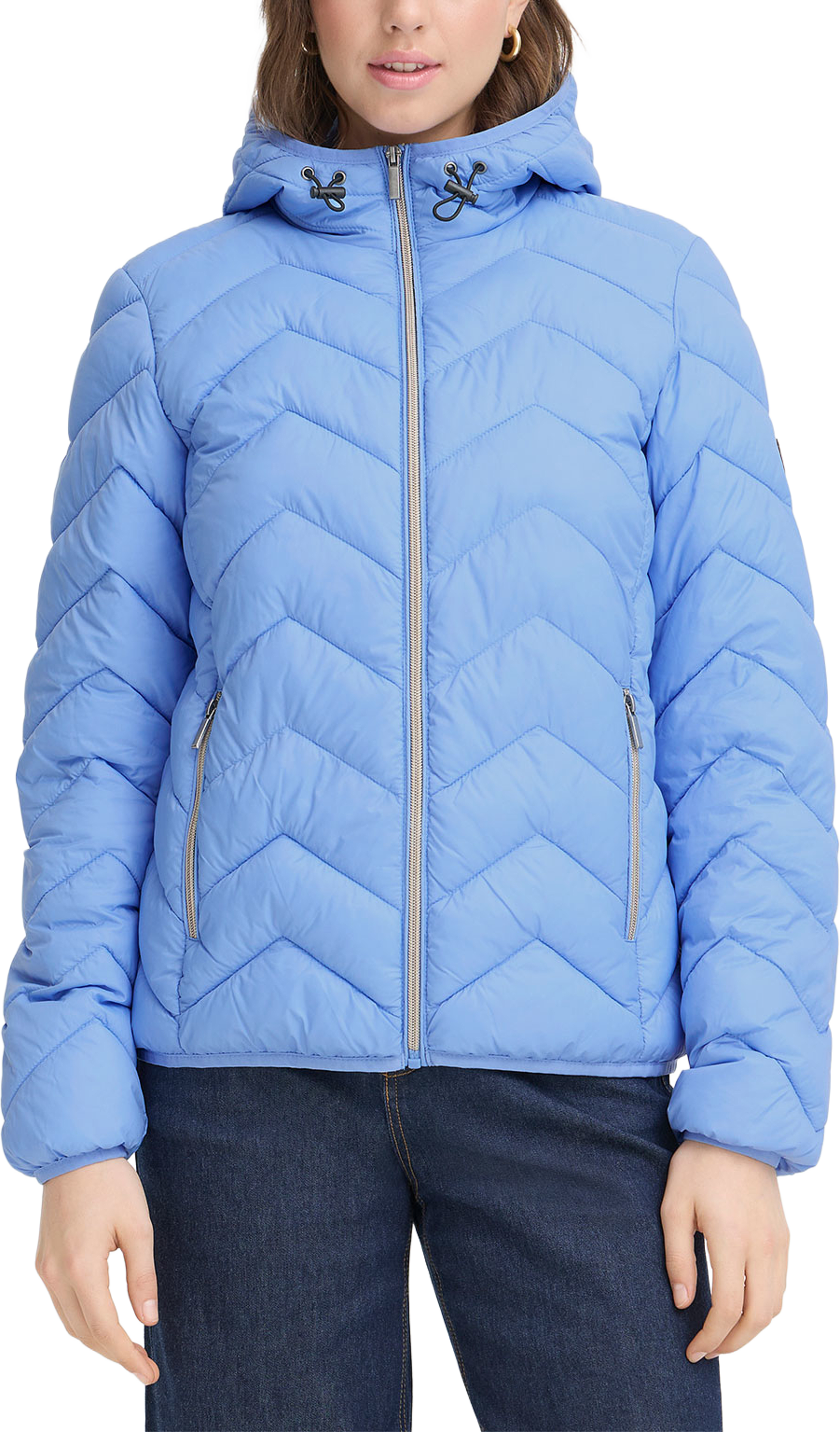 Frbapadding 1 Jacket, från Fransa, i färgen Della Robbia Blue. Klicka för att öppna bilden i stort format