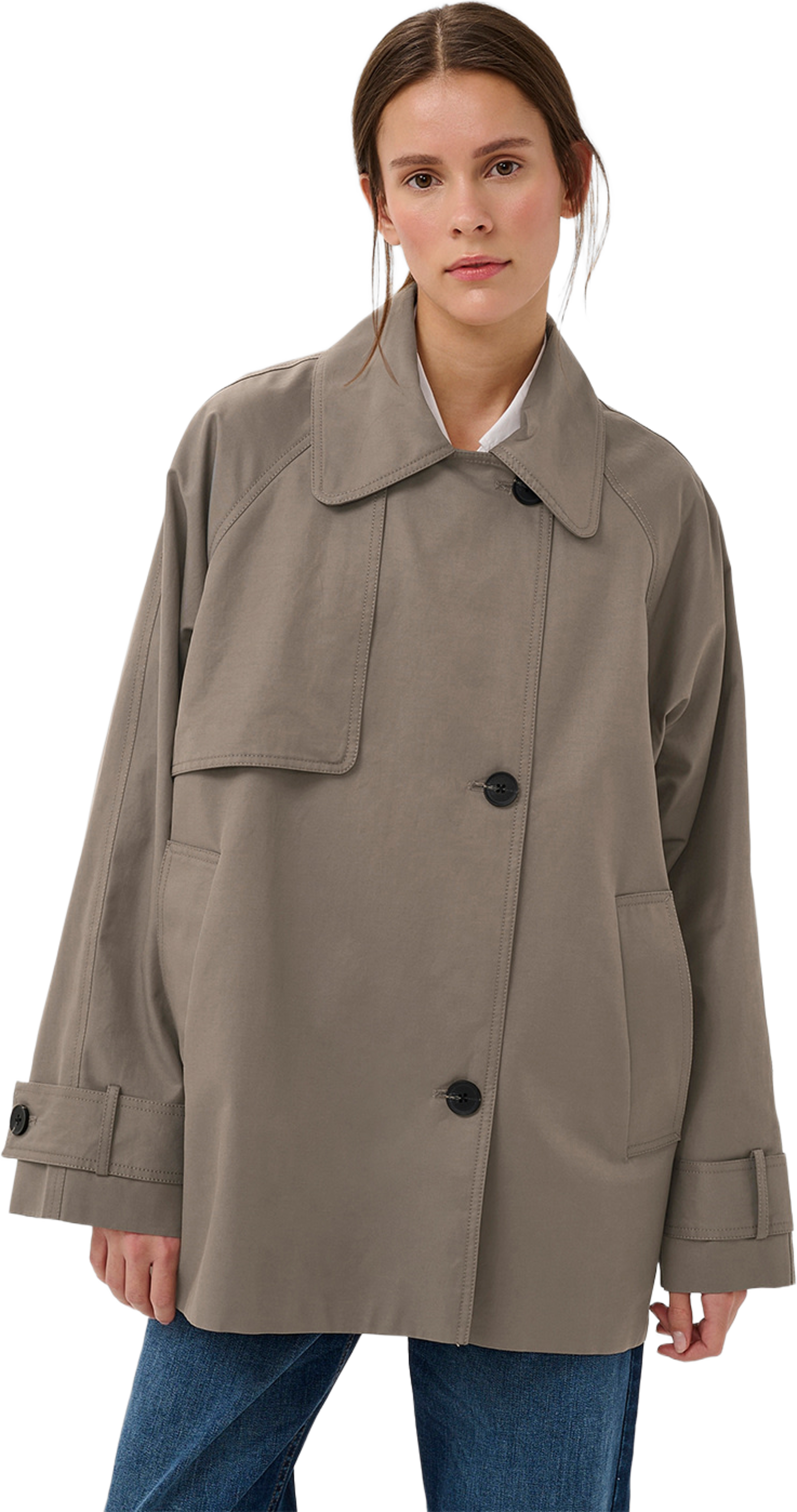 Minona IW Jacket, från Inwear, i färgen Sandy Grey. Klicka för att öppna bilden i stort format