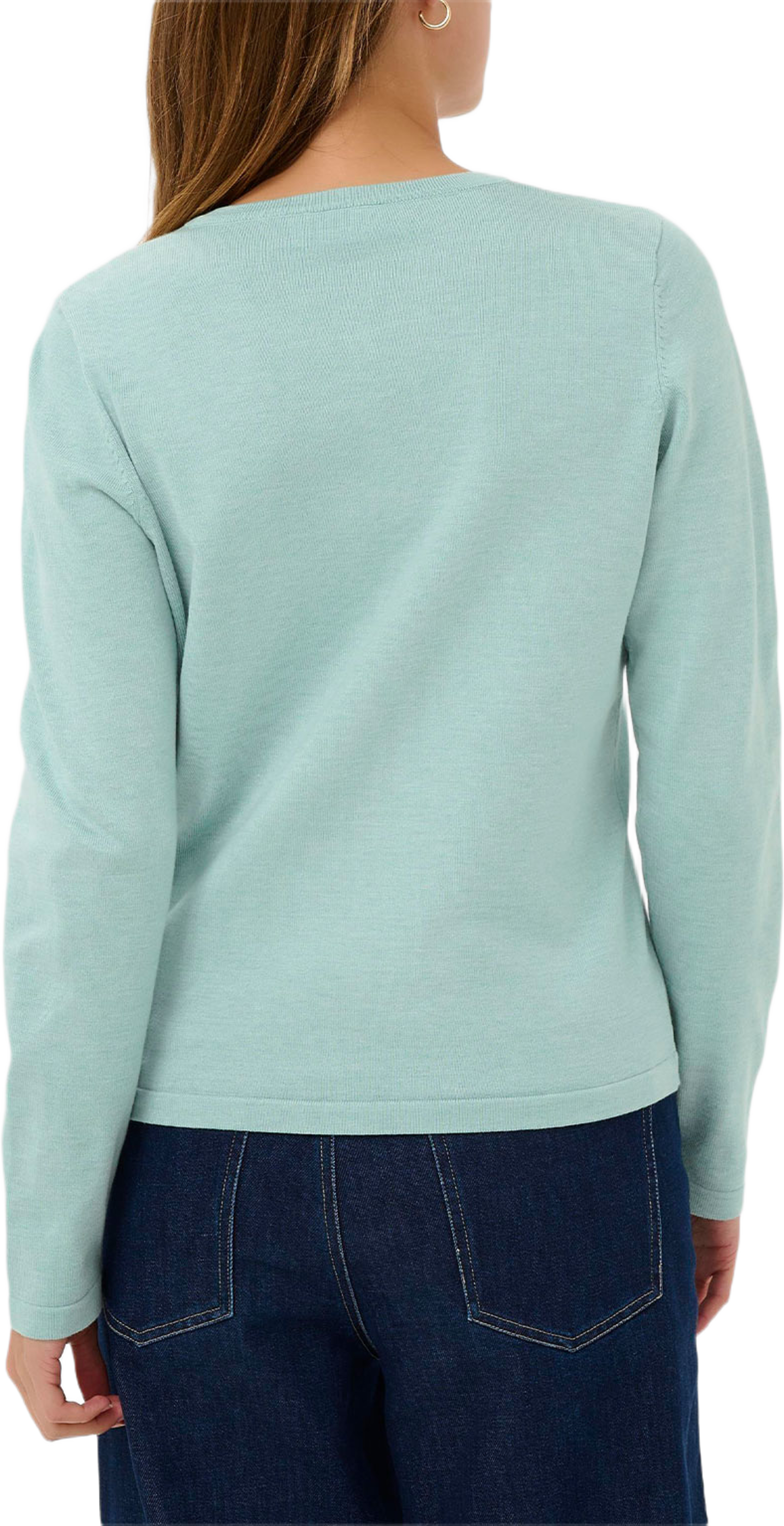 MilaSZ Cardigan, från Saint Tropez, i färgen Ether Melange. Klicka för att öppna bilden i stort format