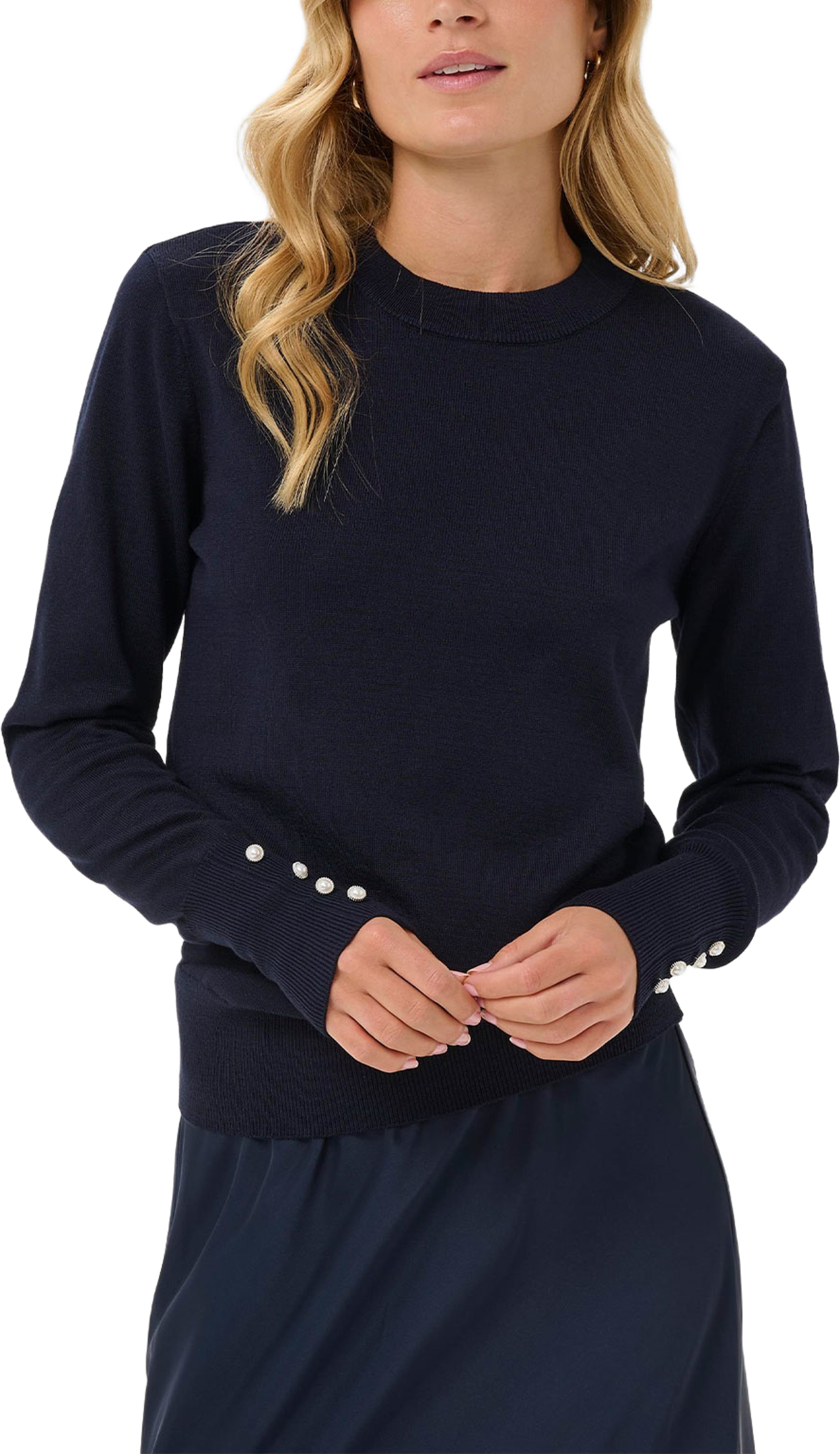 JilaSZ Deco Pullover, från Saint Tropez, i färgen Night Sky. Klicka för att öppna bilden i stort format
