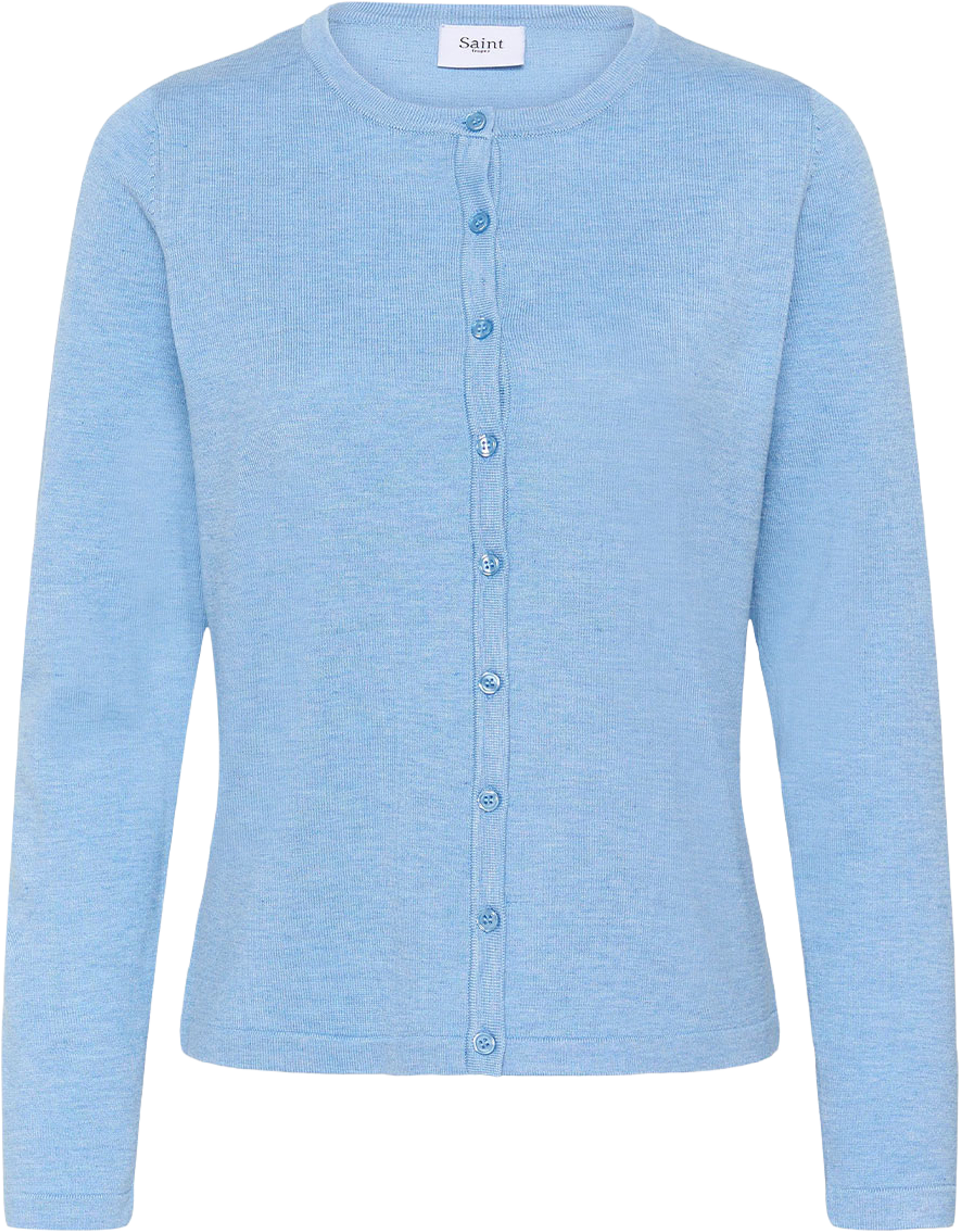 MilaSZ Cardigan, från Saint Tropez, i färgen Allure Melange. Klicka för att öppna bilden i stort format