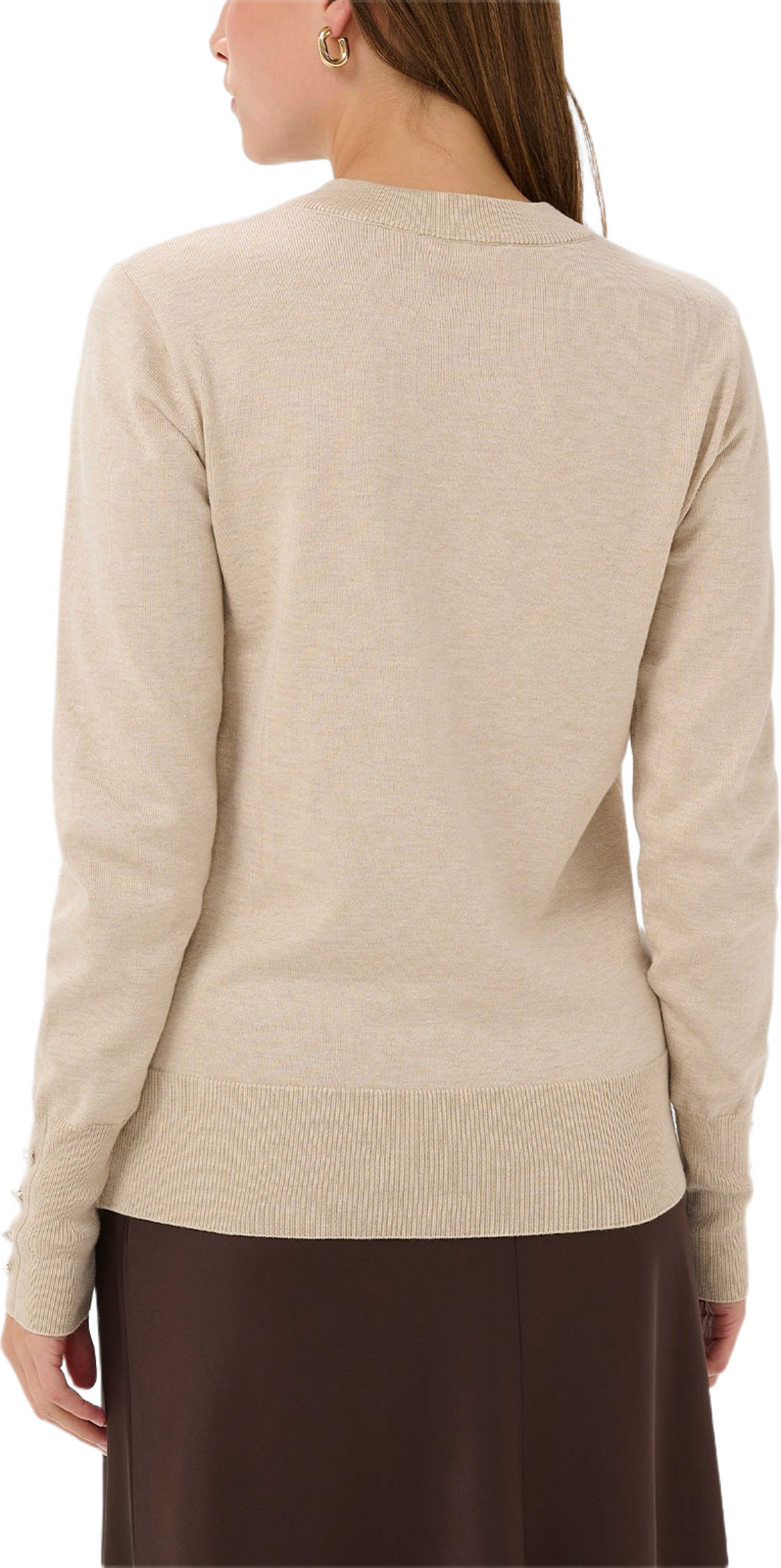 JilaSZ Deco Pullover, från Saint Tropez, i färgen Chateau Gray Melange. Klicka för att öppna bilden i stort format