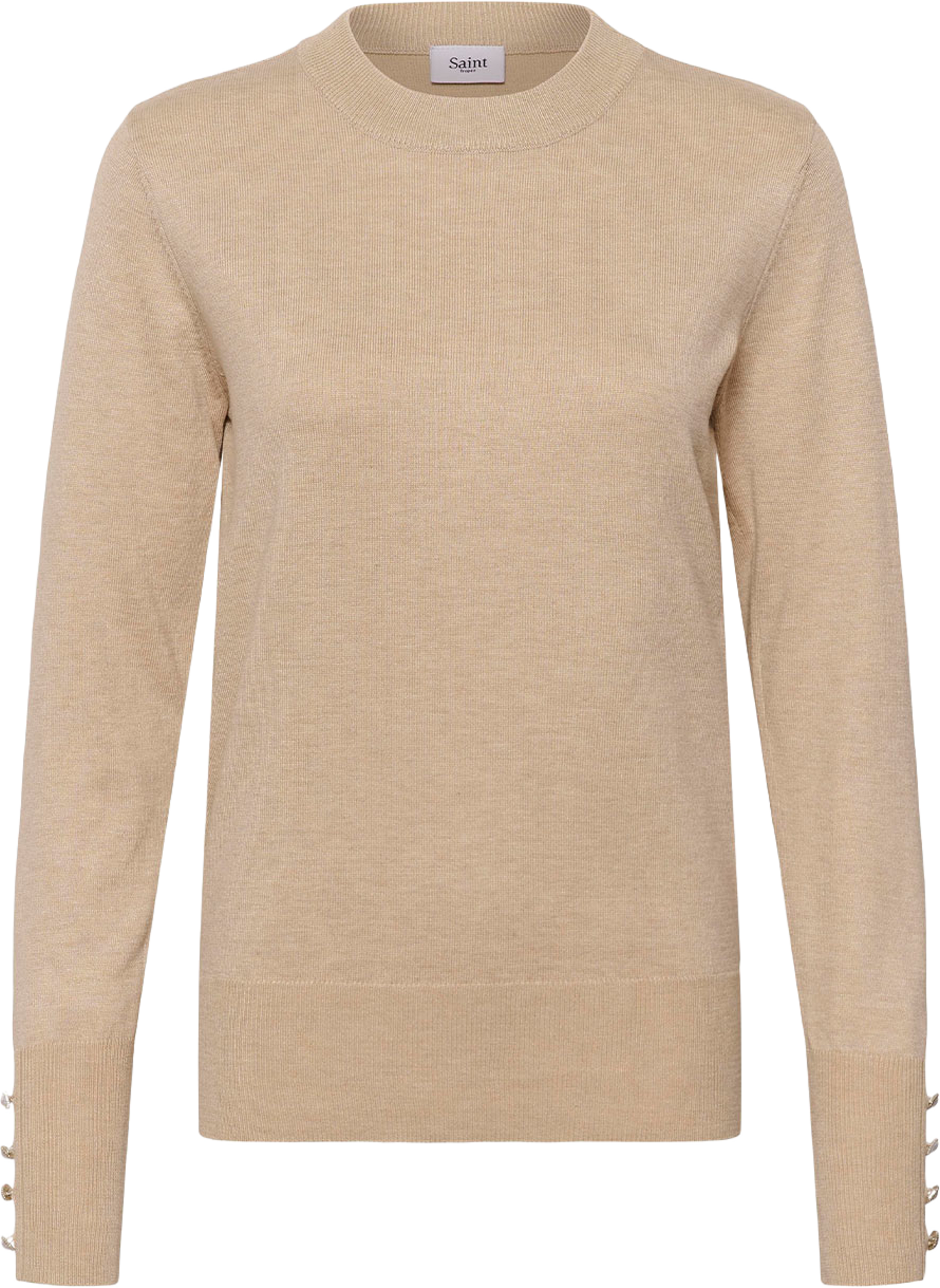 JilaSZ Deco Pullover, från Saint Tropez, i färgen Chateau Gray Melange. Klicka för att öppna bilden i stort format