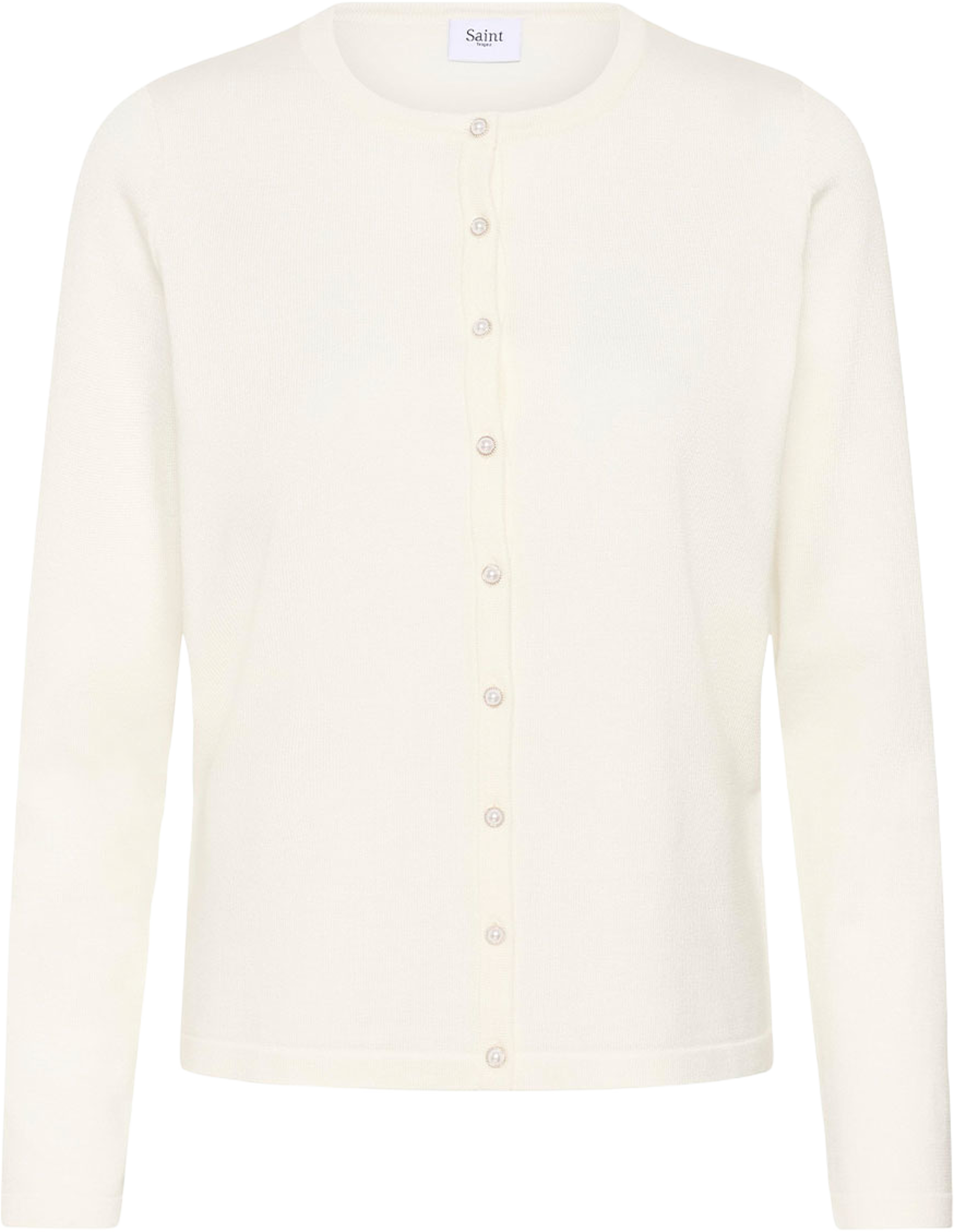 JilaSZ Deco Cardigan, från Saint Tropez, i färgen Ice. Klicka för att öppna bilden i stort format