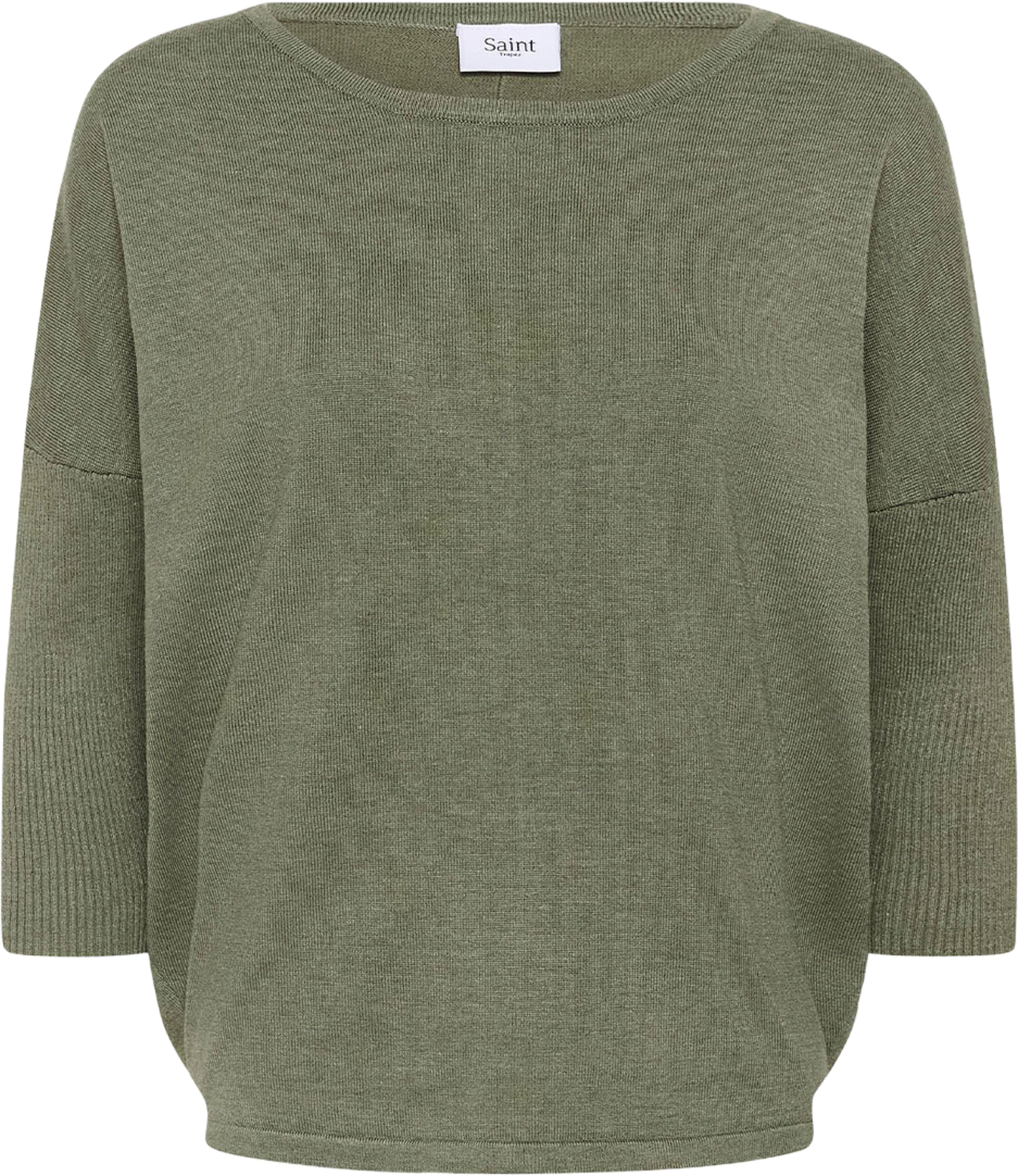MilaSZ Pullover, från Saint Tropez, i färgen Agave Green Melange. Klicka för att öppna bilden i stort format