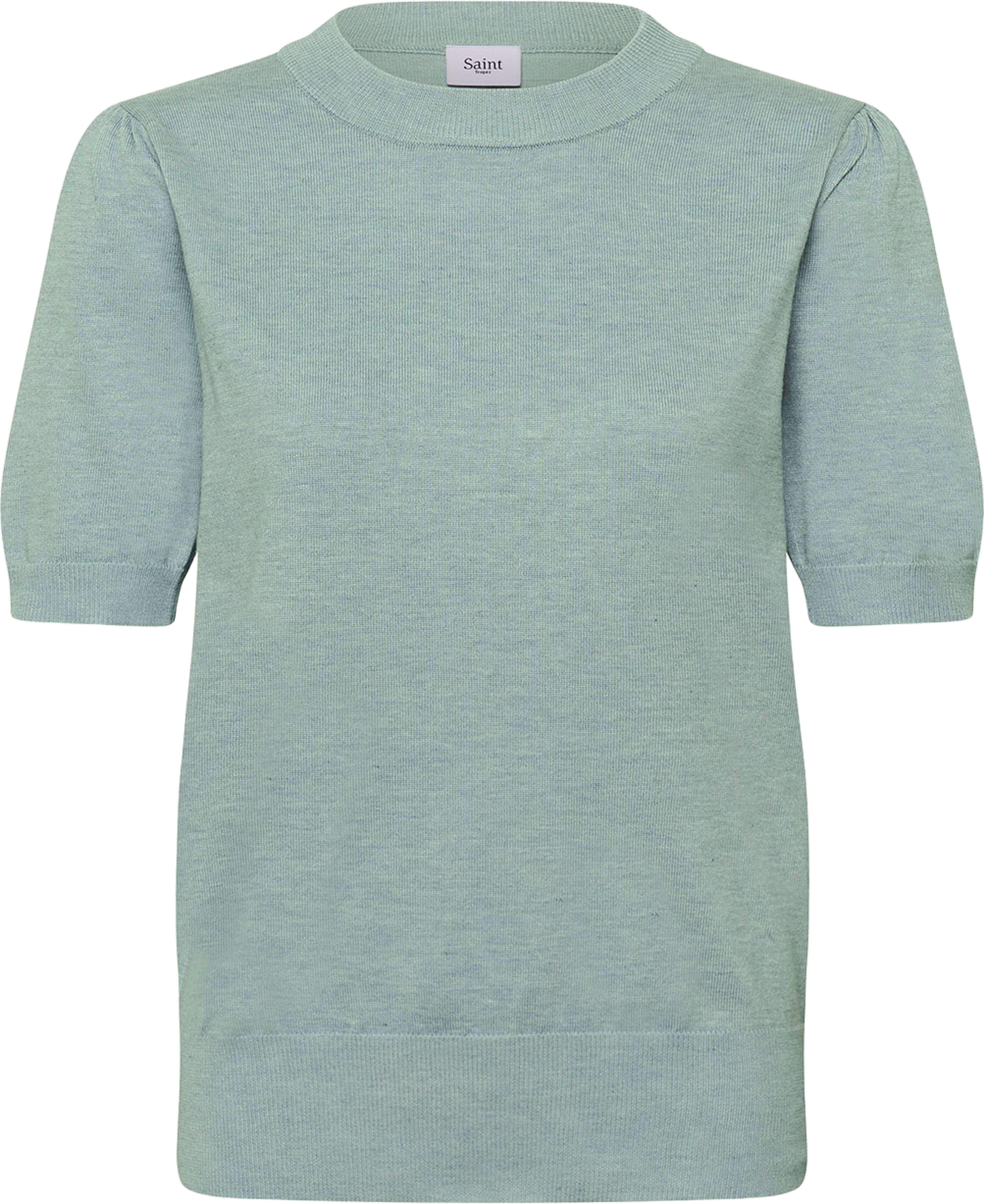 MilaSZ SS Pullover, från Saint Tropez, i färgen Ether Melange. Klicka för att öppna bilden i stort format