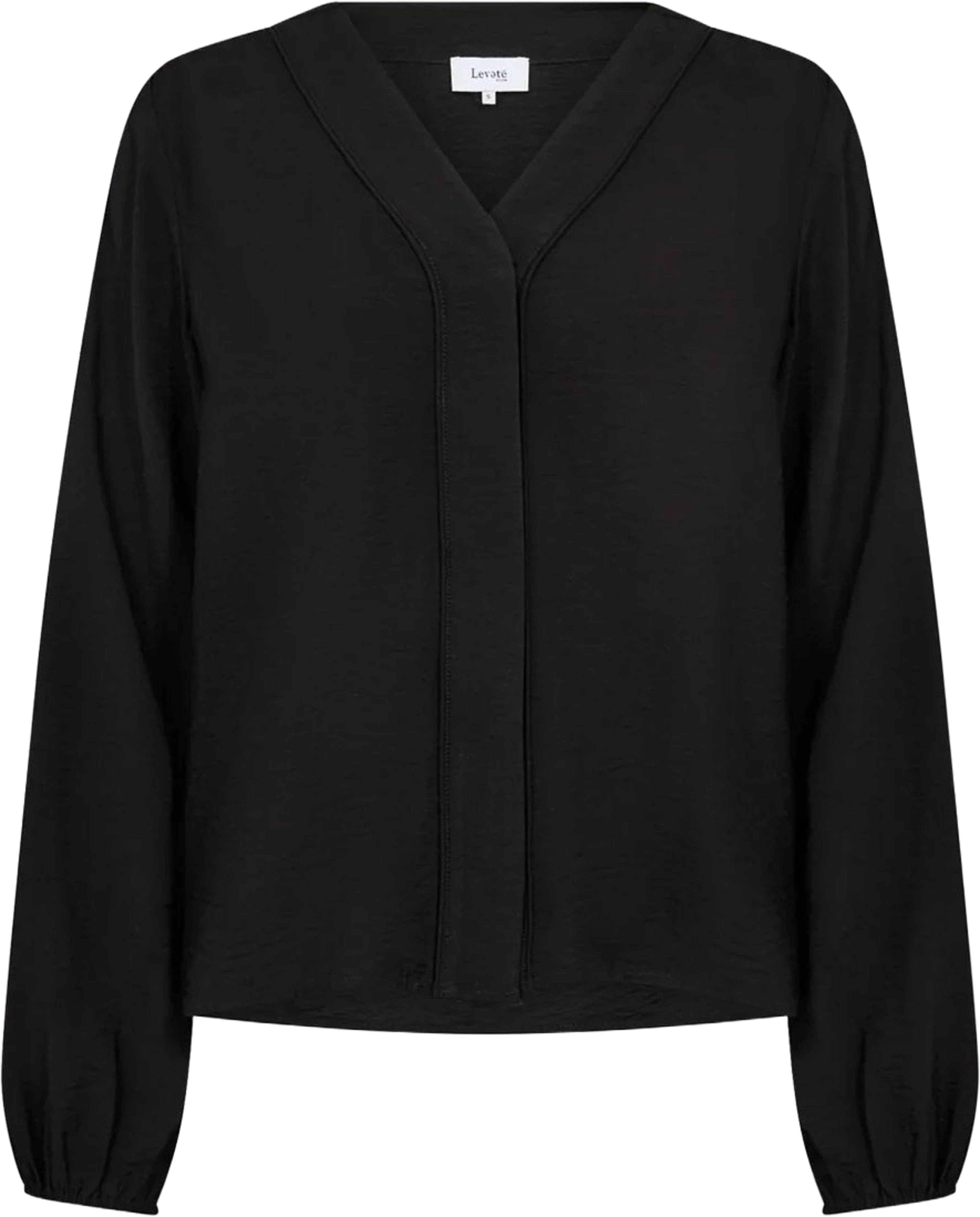 LR-Nikki 1 Shirt, från Leveté Room, i färgen Black. Klicka för att öppna bilden i stort format