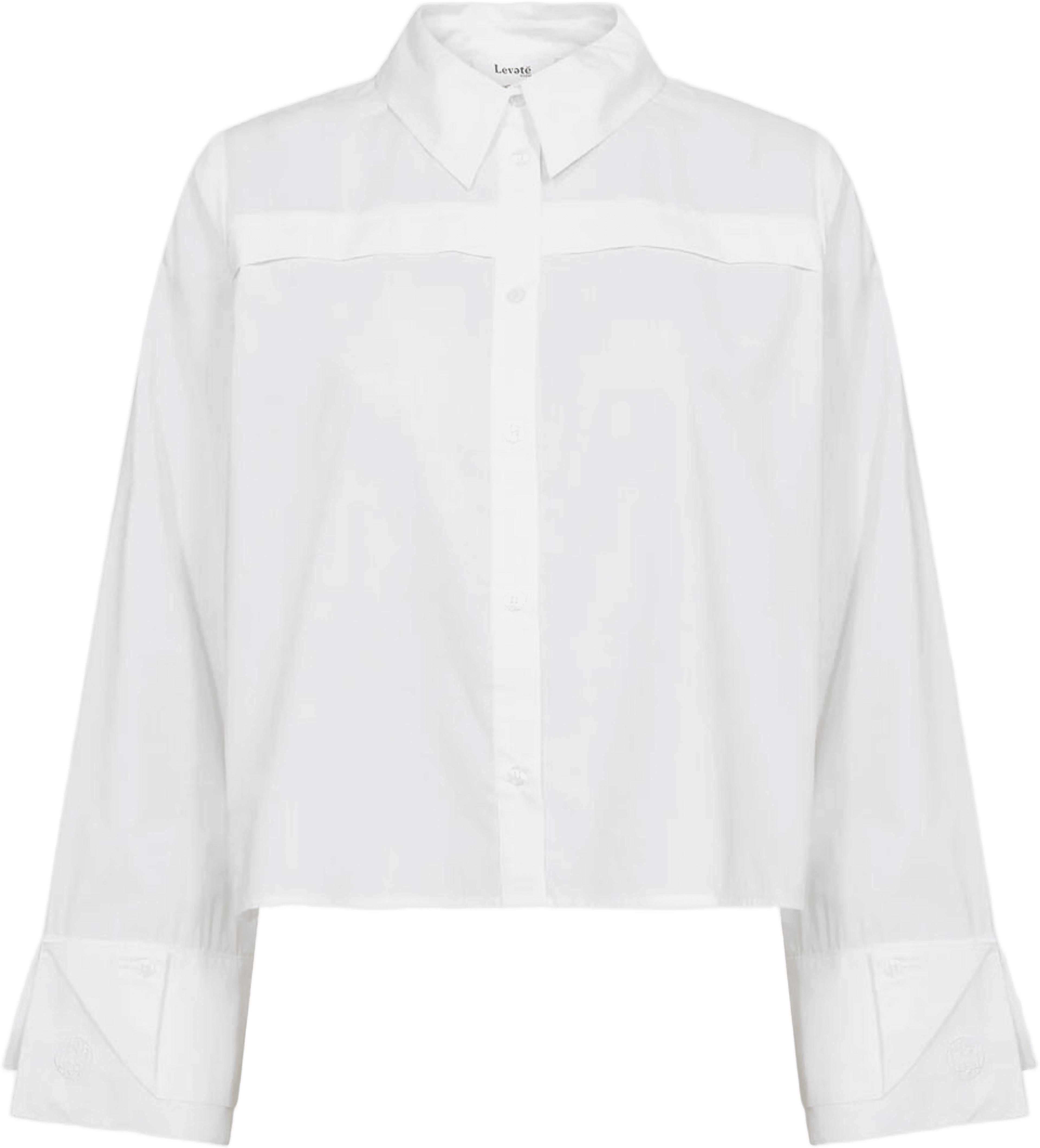 LR-Kia 4 Shirt, från Leveté Room, i färgen White. Klicka för att öppna bilden i stort format