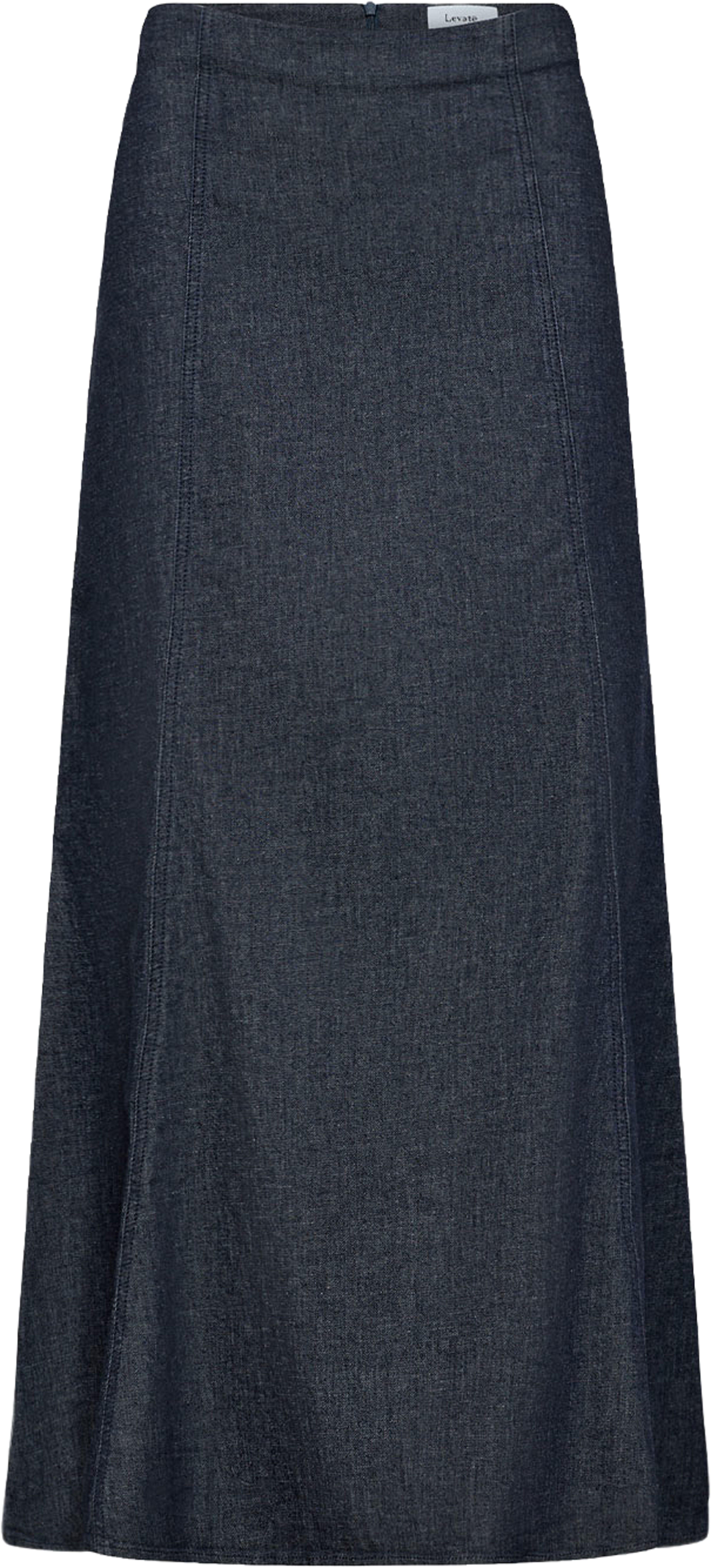 LR-Nuri 2 Skirt, från Leveté Room, i färgen Dark Navy. Klicka för att öppna bilden i stort format