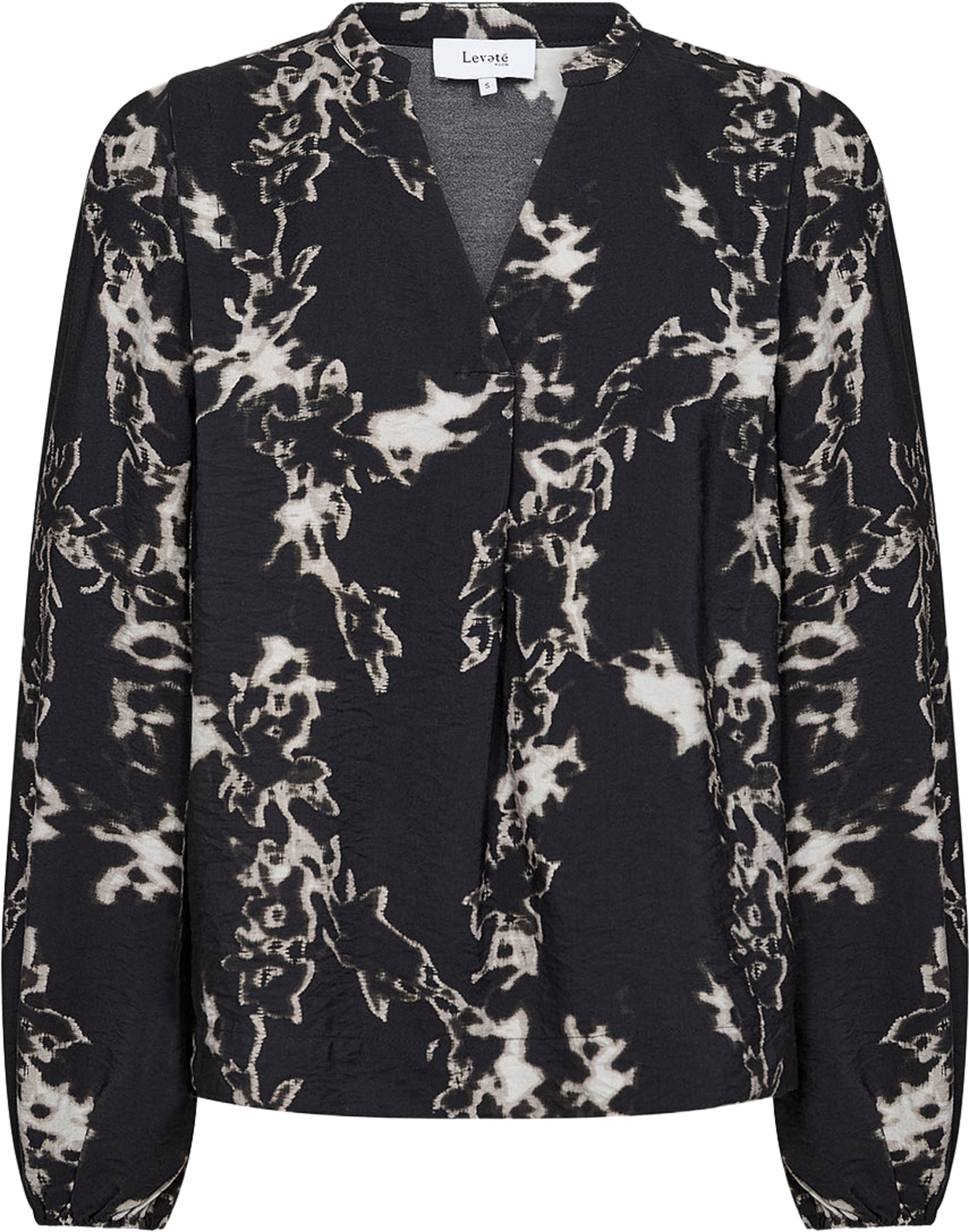 LR-Nelsy 2 Shirt, från Leveté Room, i färgen Black Combi. Klicka för att öppna bilden i stort format