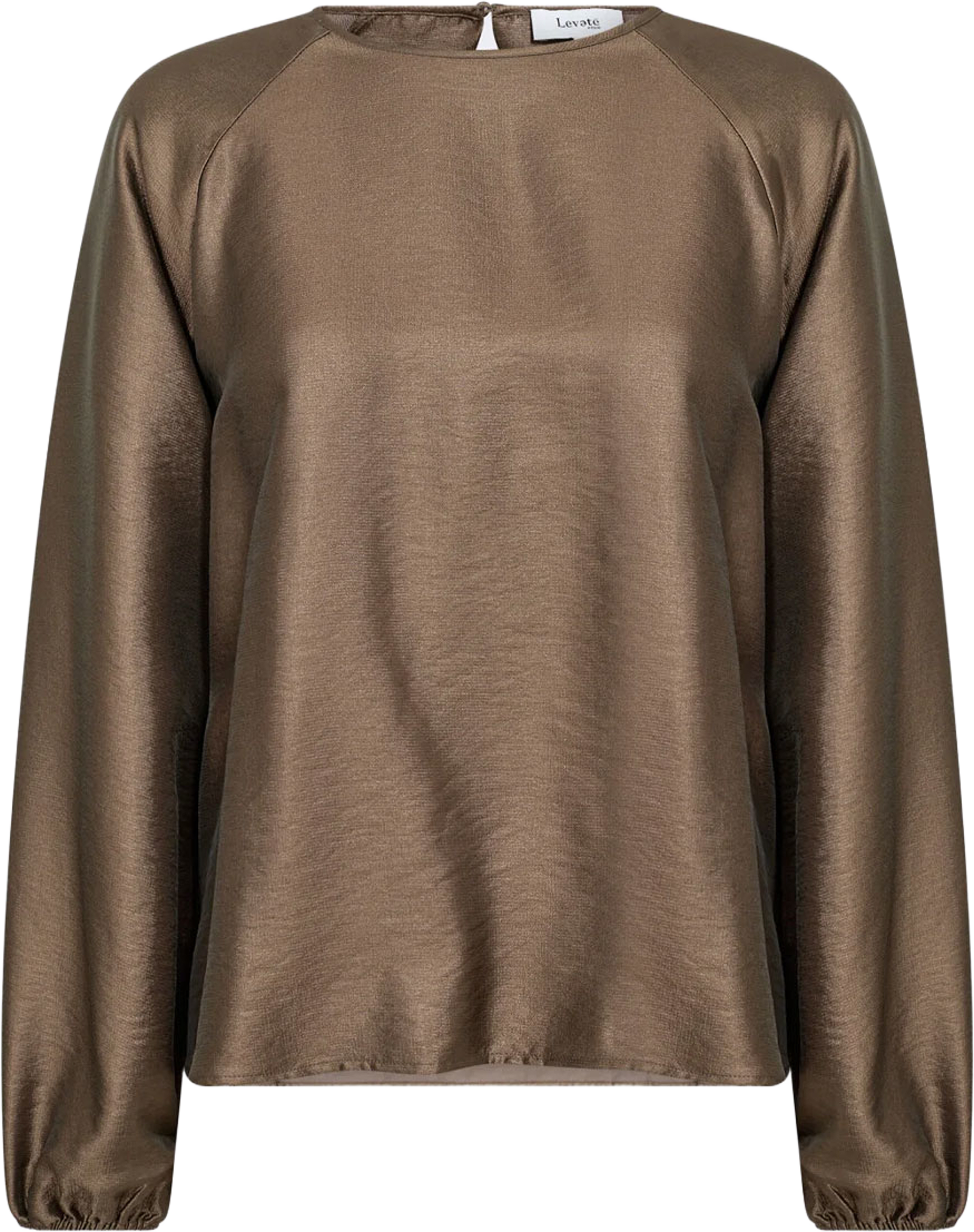 LR-Nessa 2 Blouse, från Leveté Room, i färgen Fudge. Klicka för att öppna bilden i stort format