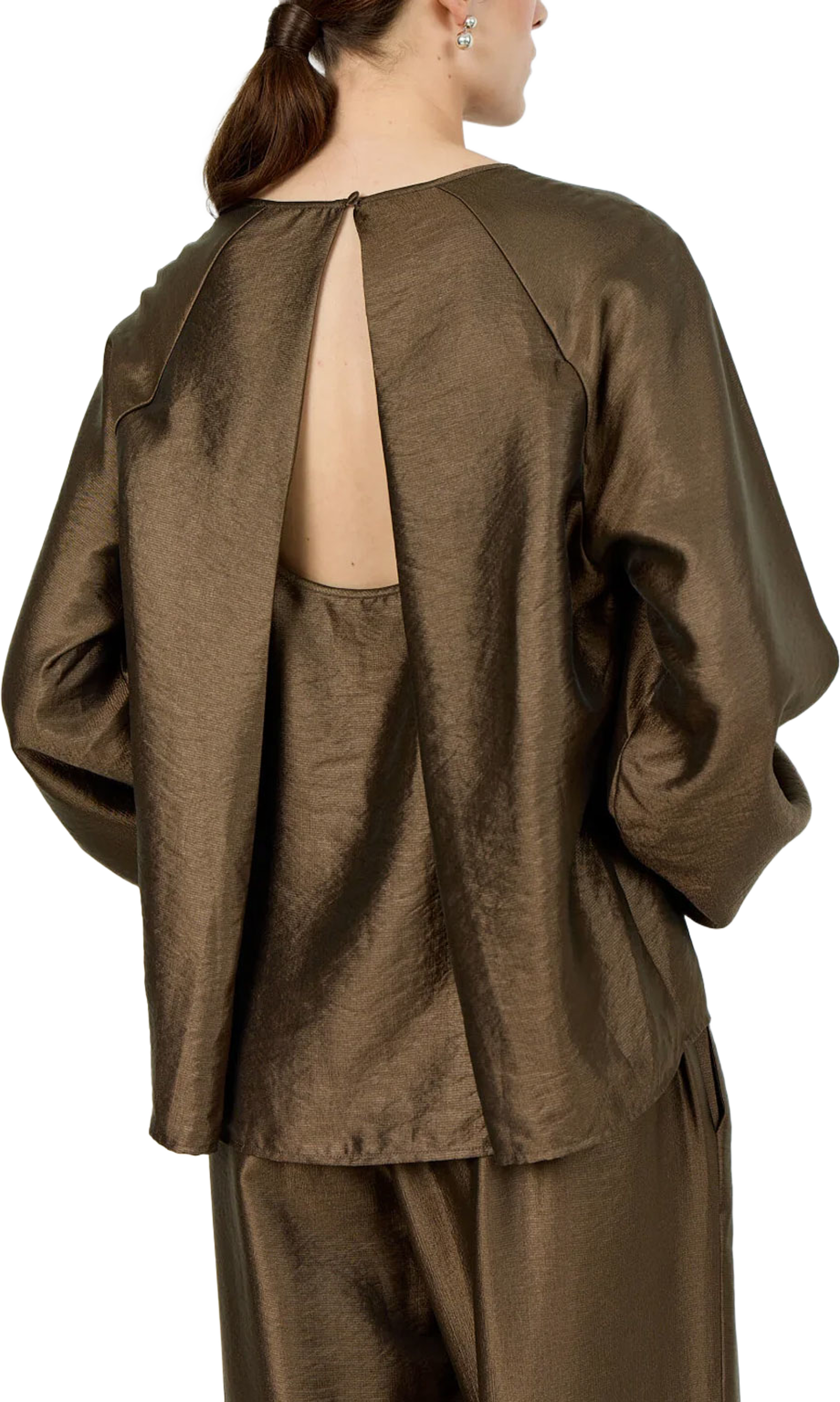 LR-Nessa 2 Blouse, från Leveté Room, i färgen Fudge. Klicka för att öppna bilden i stort format