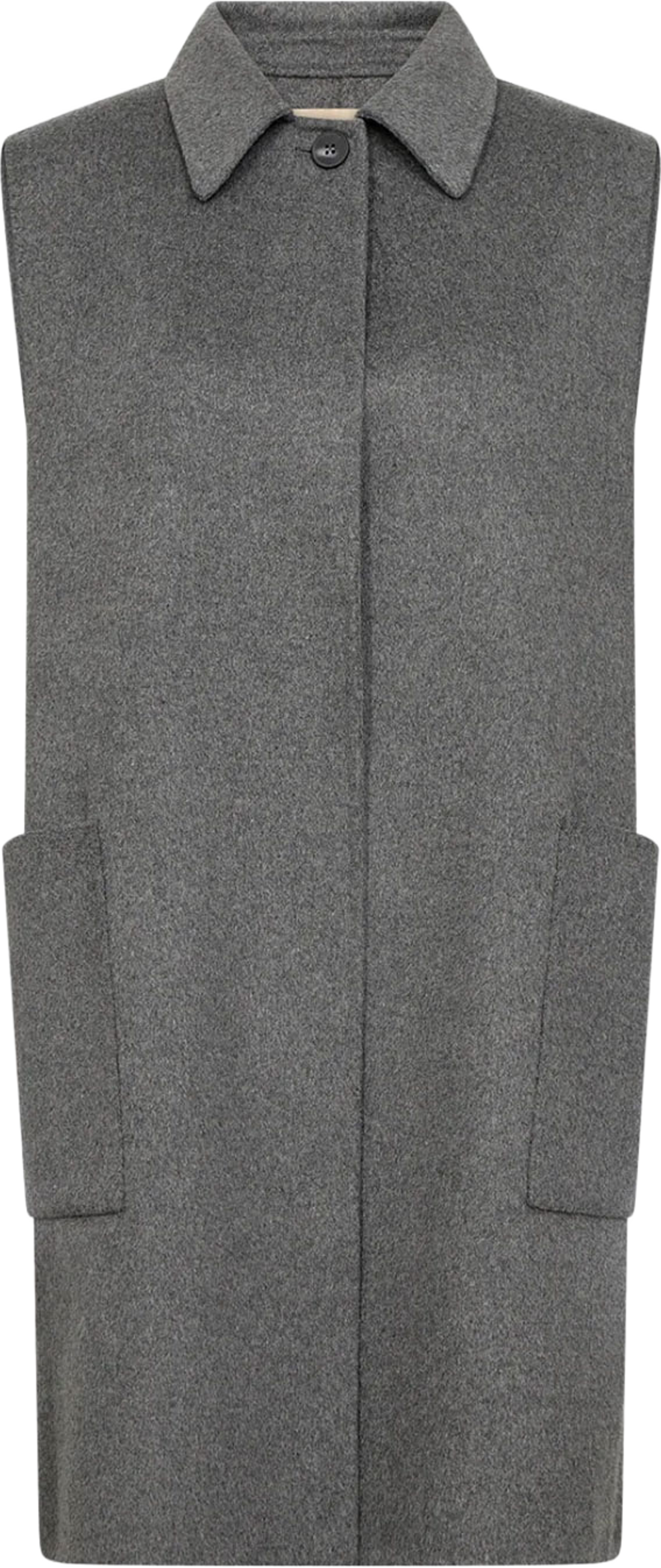 SC-Vienna 2 Waistcoat, från Soyaconcept, i färgen Dark Earth Melange. Klicka för att öppna bilden i stort format