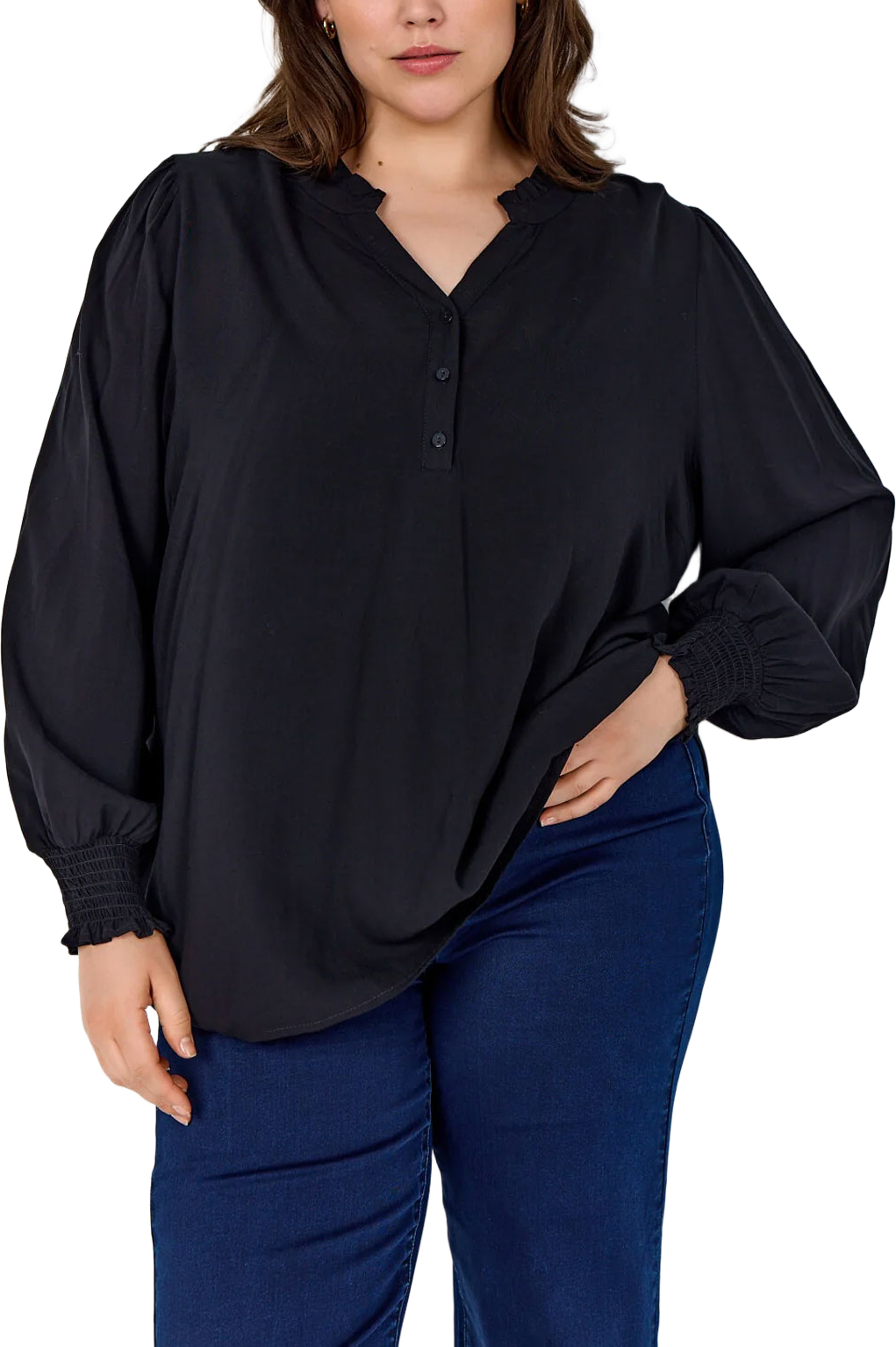 WA-Sia 35 Blouse, från Wasabi Concept, i färgen Black. Klicka för att öppna bilden i stort format