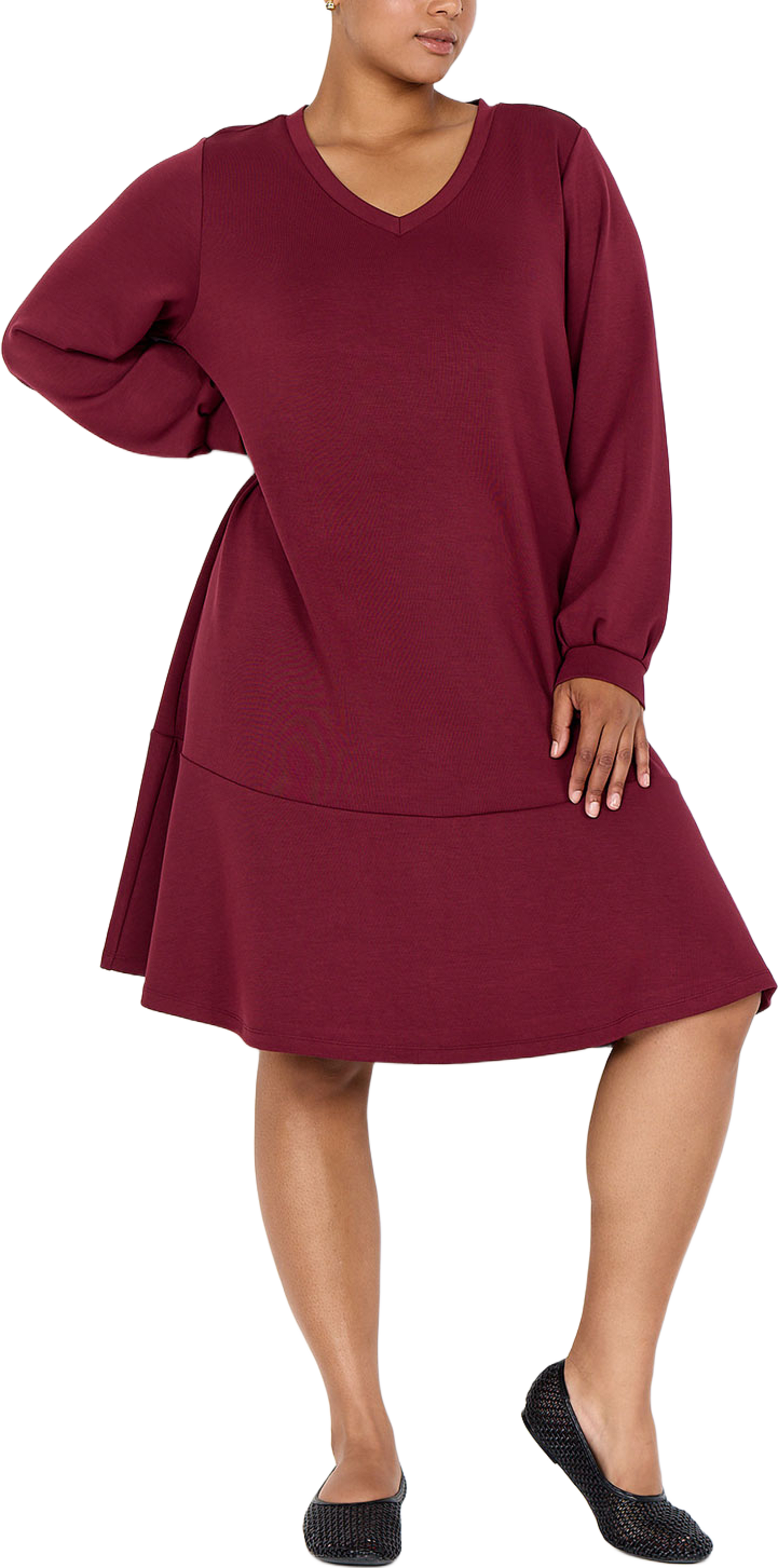 WA-Sabina 62 Dress, från Wasabi Concept, i färgen Dark Red. Klicka för att öppna bilden i stort format