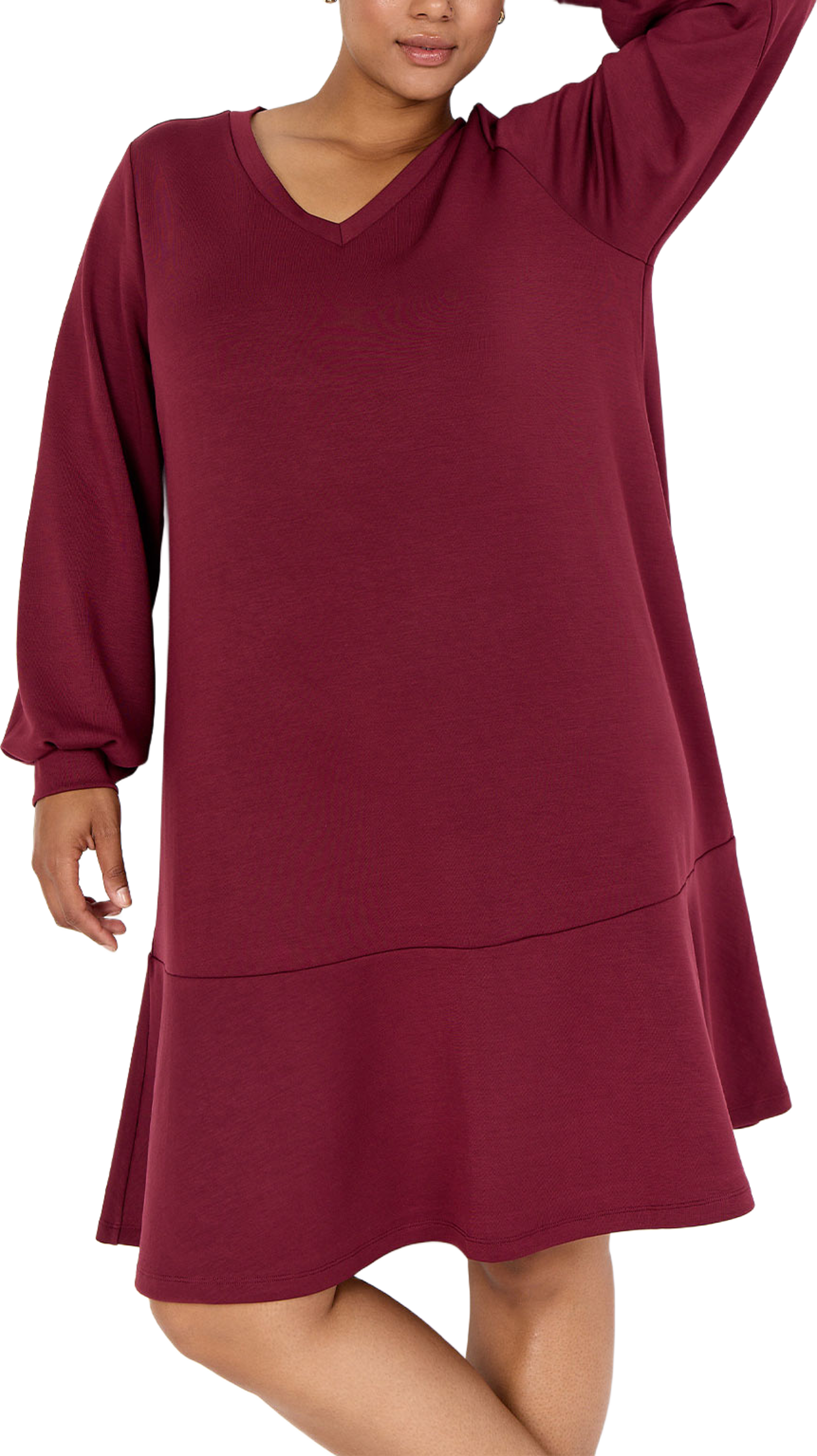 WA-Sabina 62 Dress, från Wasabi Concept, i färgen Dark Red. Klicka för att öppna bilden i stort format