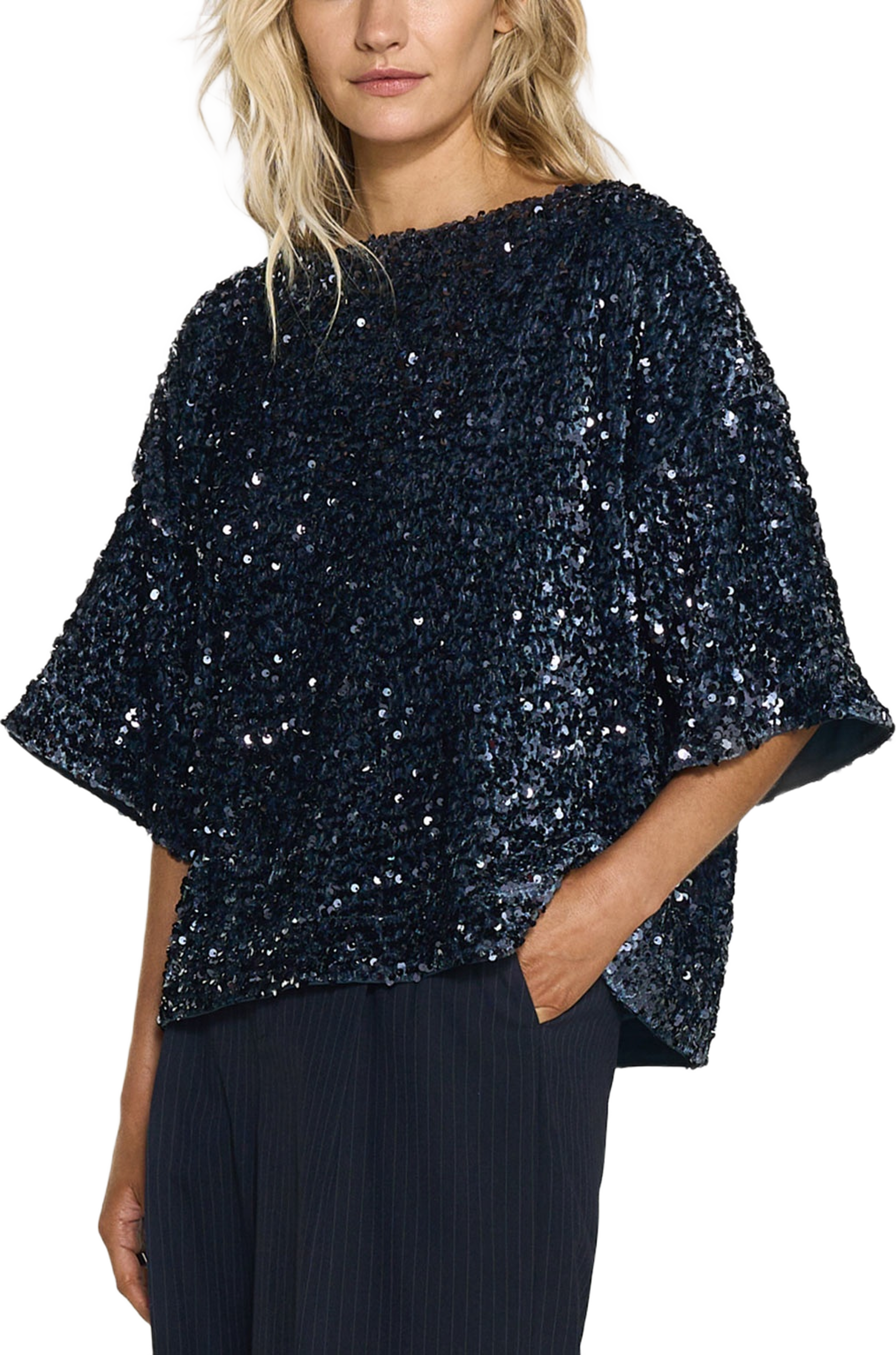 Zoka Sequin Top