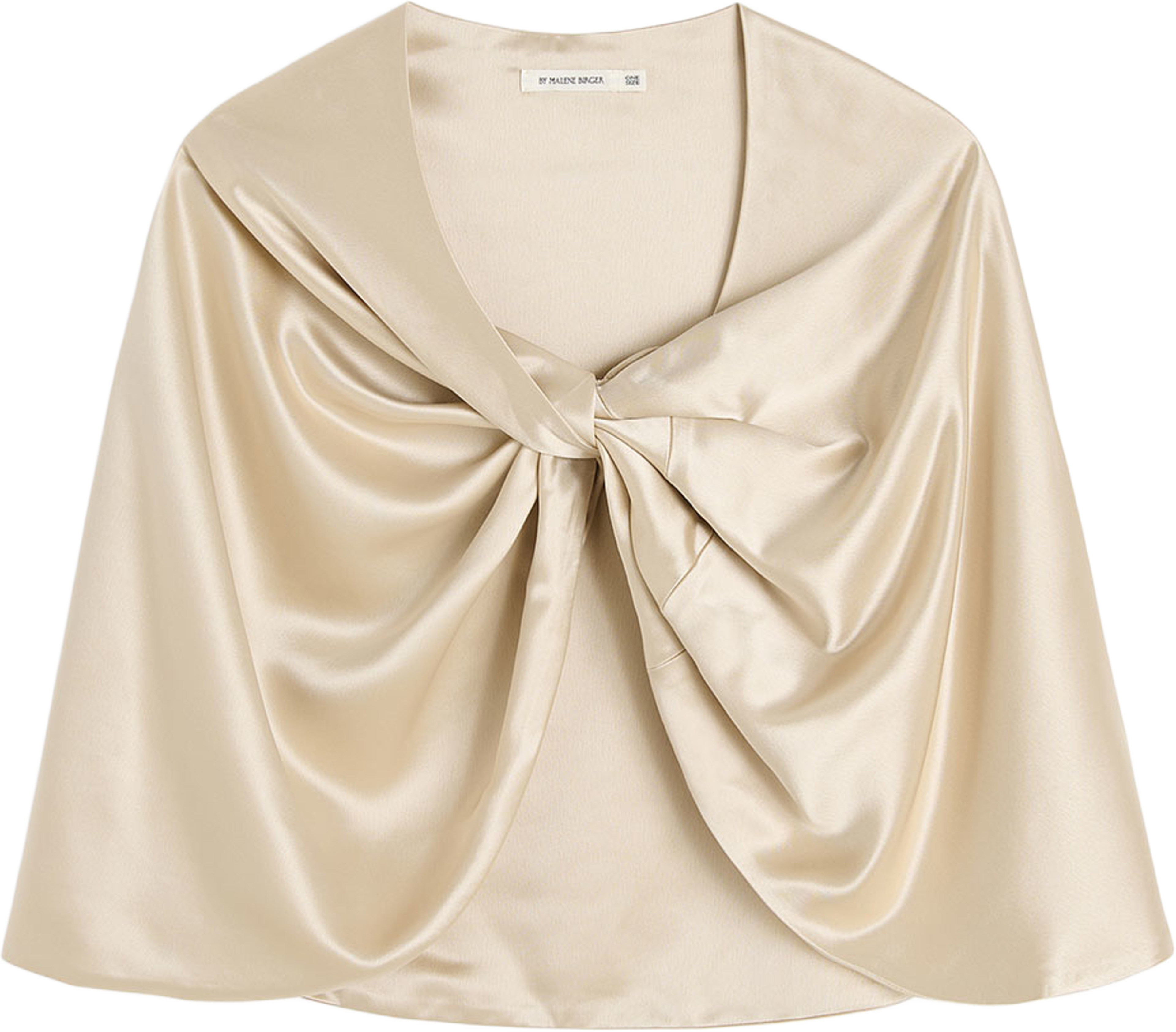 Pinlos cape, från By Malene Birger, i färgen Oyster Gray. Klicka för att öppna bilden i stort format