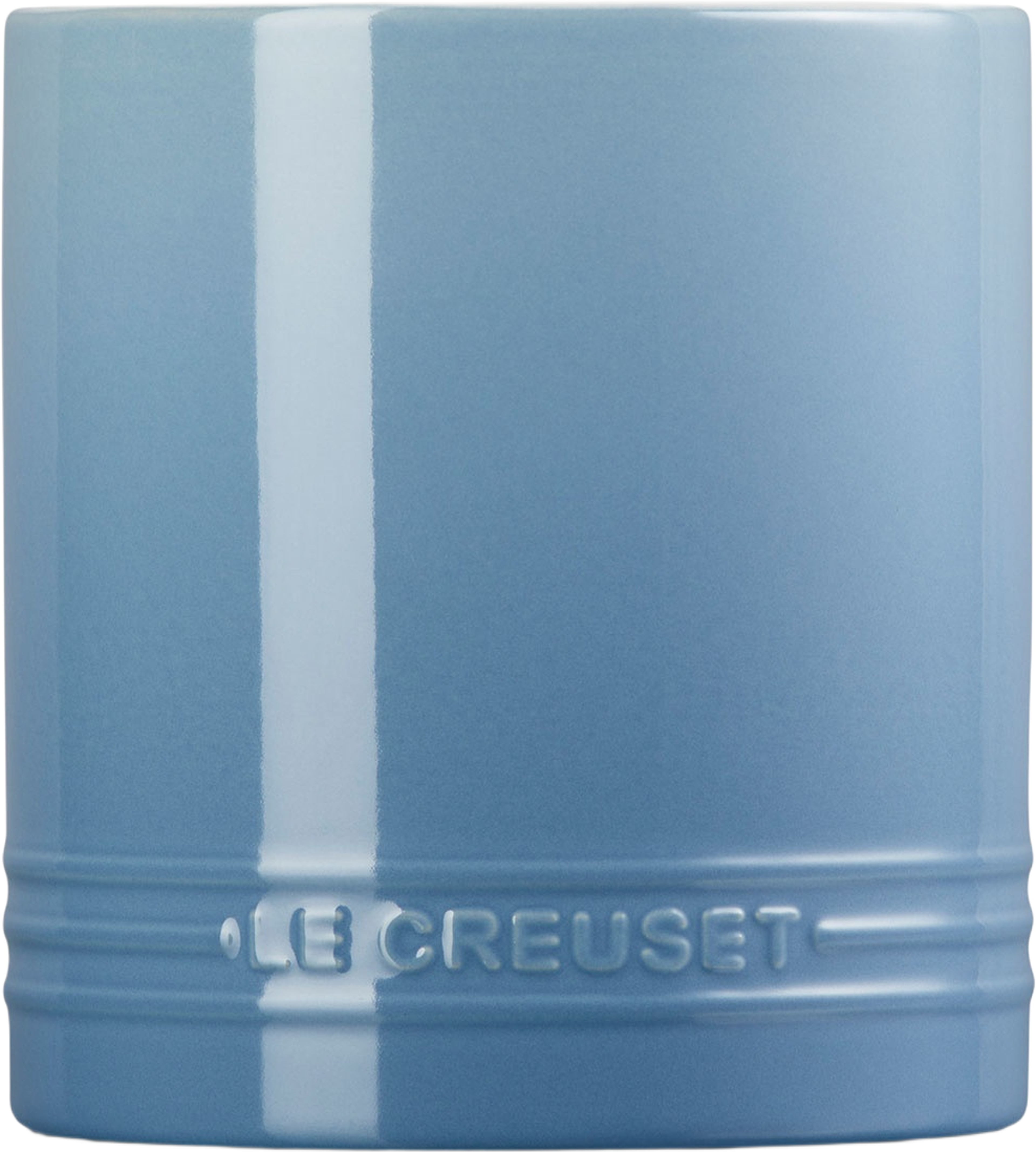 Signature Stengods Bestick- Och Redskapskruka 1.1L Chambray, från Le Creuset, i färgen Chambray.