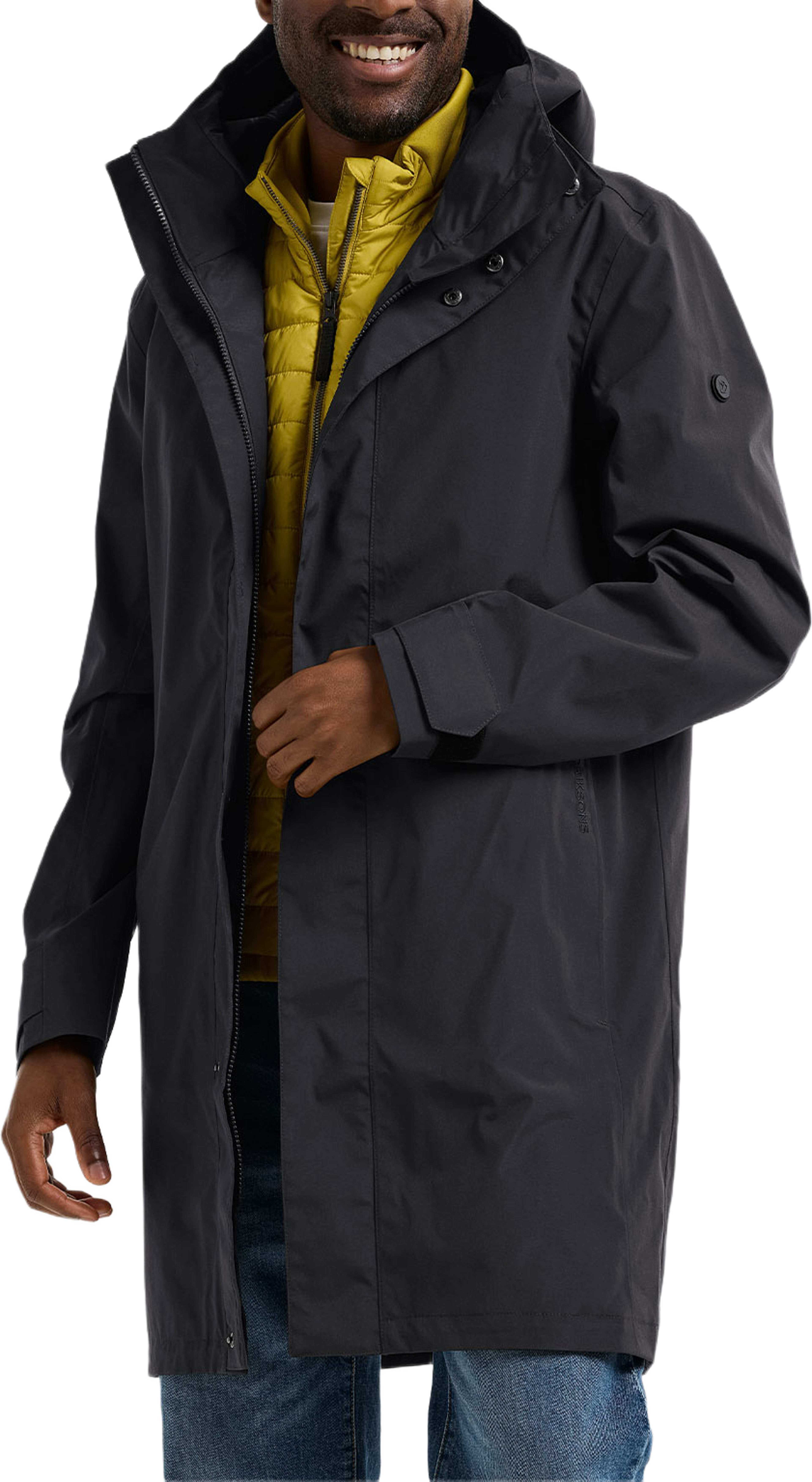 George Parka, från Didriksons, i färgen Black. Klicka för att öppna bilden i stort format