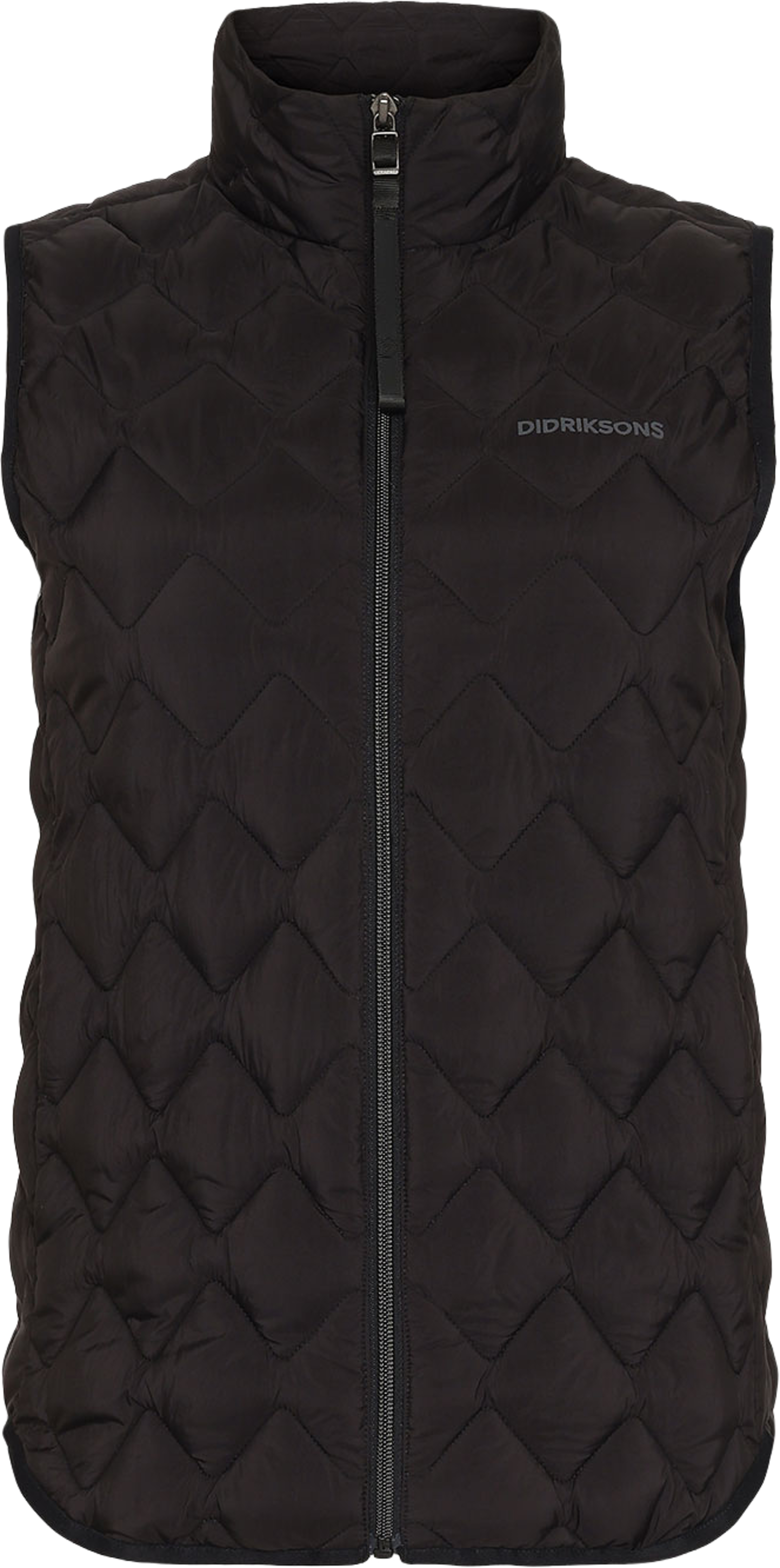 Evy Vest, från Didriksons, i färgen Black. Klicka för att öppna bilden i stort format