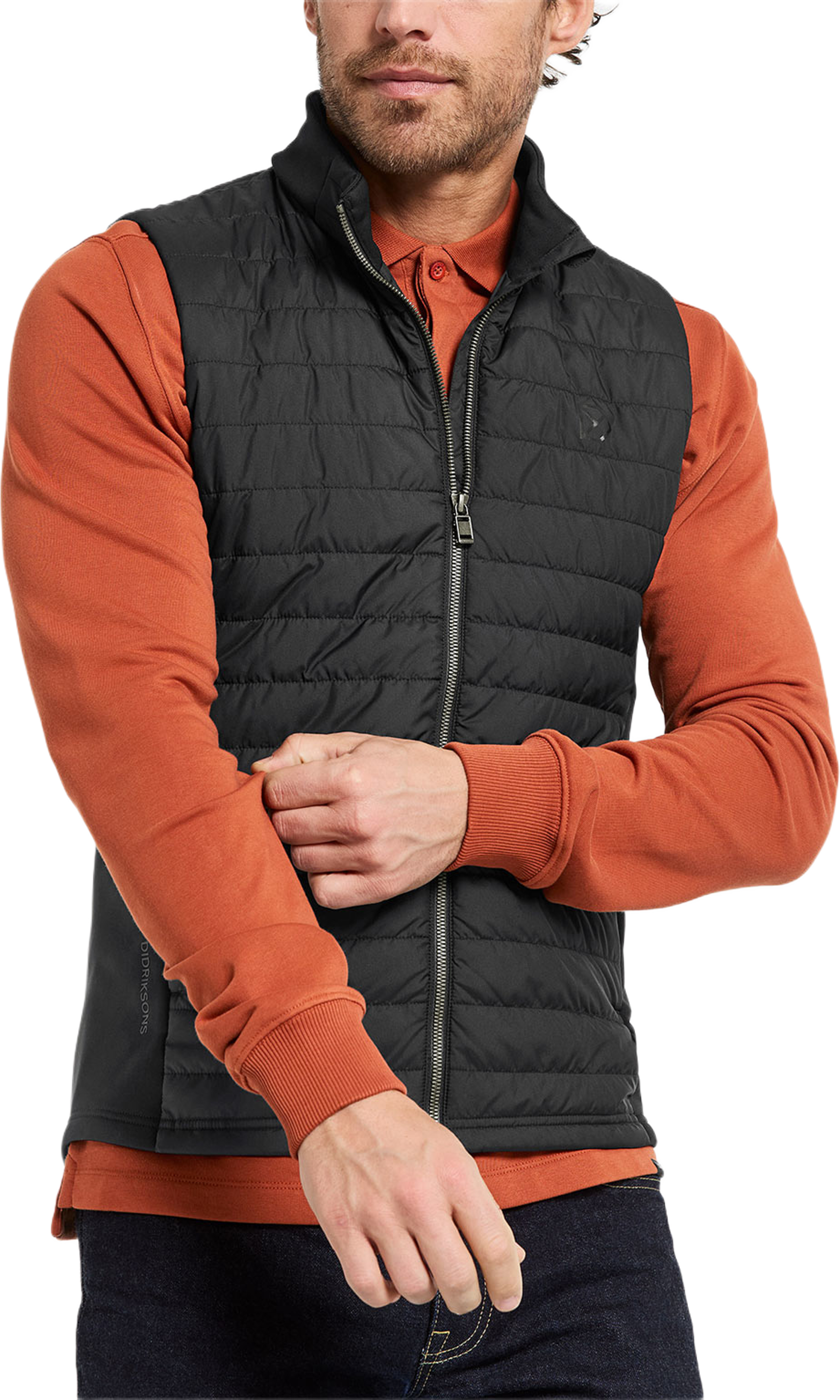 Ubbe Vest, från Didriksons, i färgen Black. Klicka för att öppna bilden i stort format