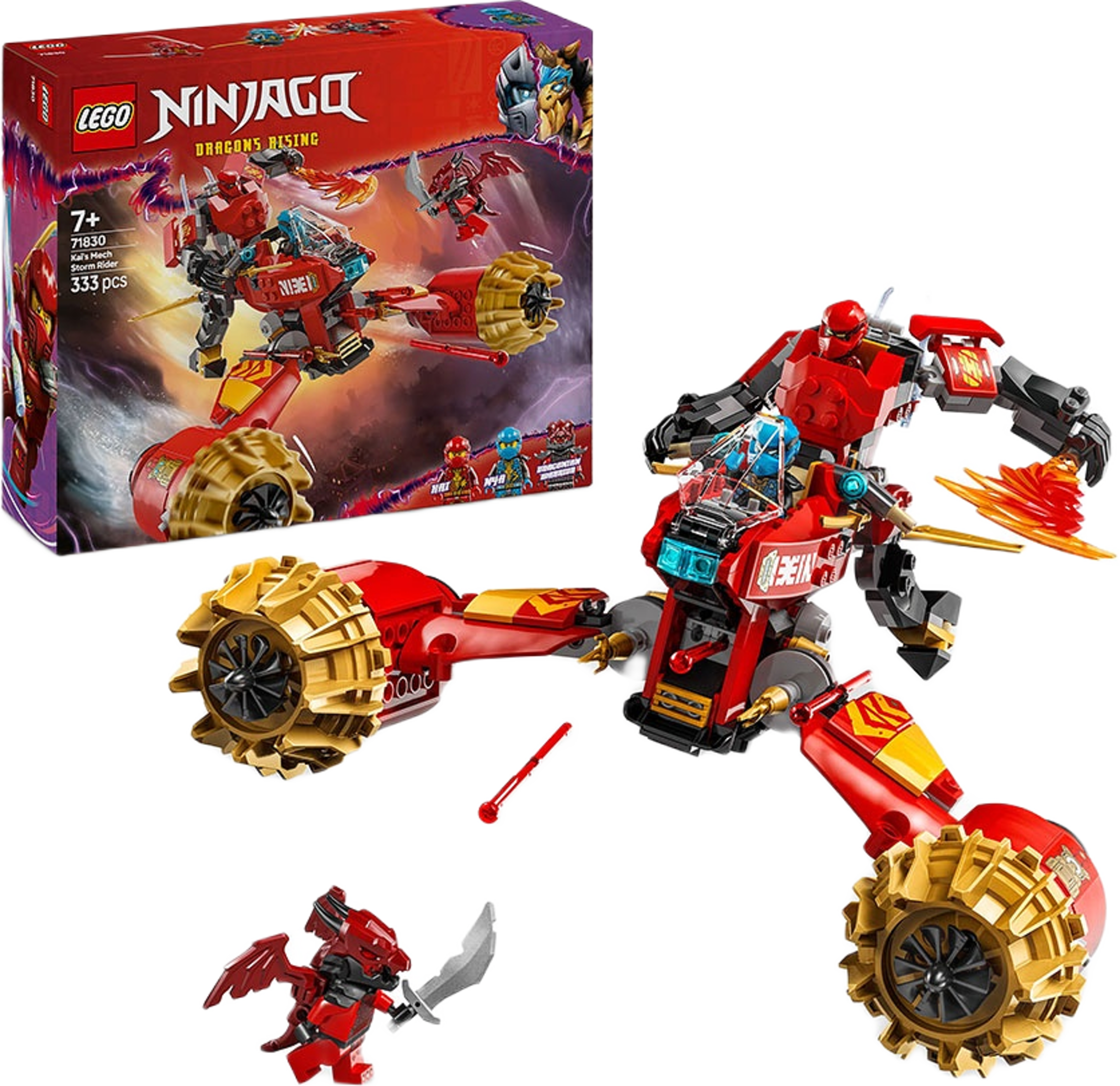 NINJAGO Kais robotstormförare 71830, från LEGO.