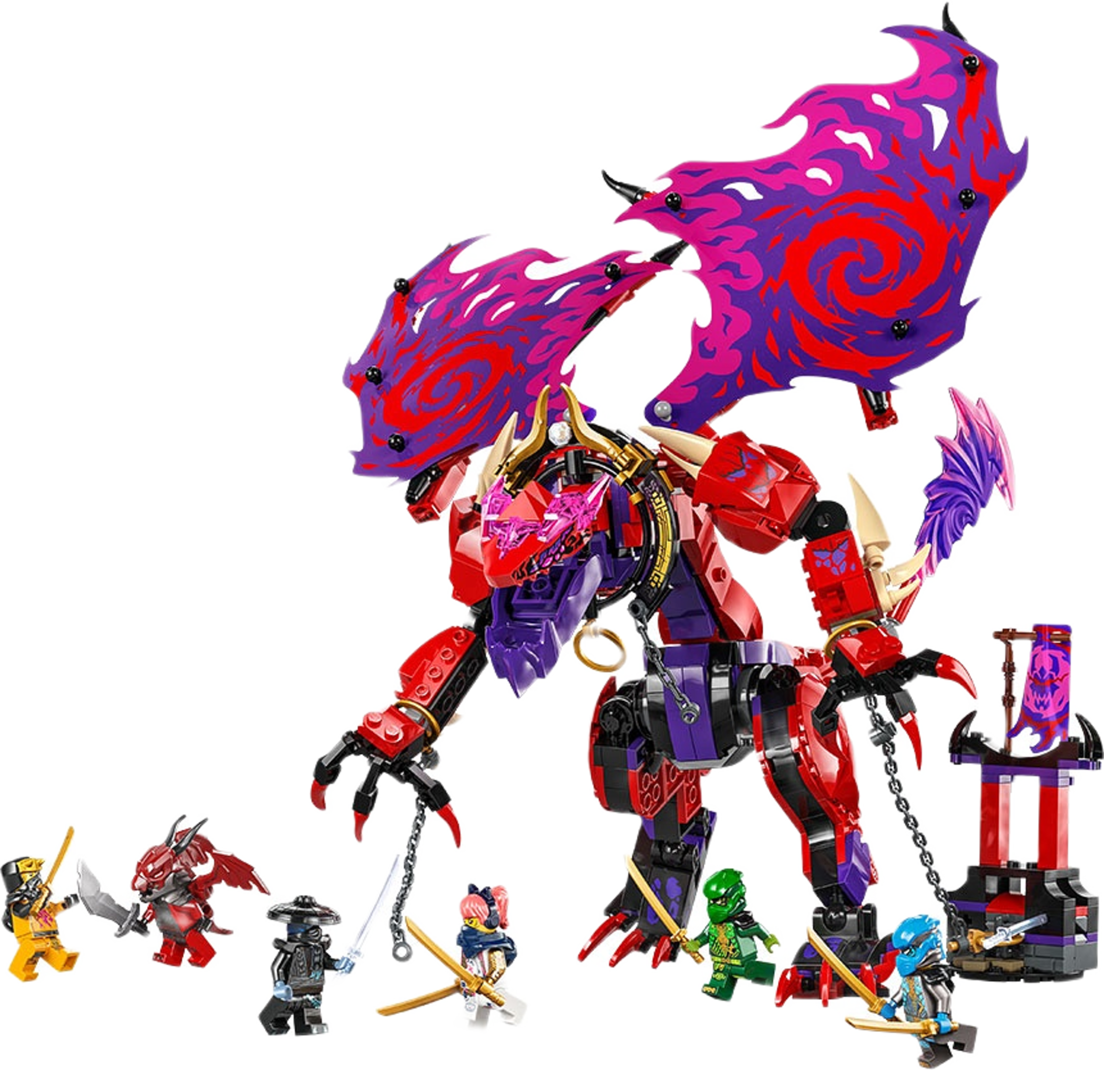NINJAGO Kaosdraken Åsktand 71832, från LEGO. Klicka för att öppna bilden i stort format