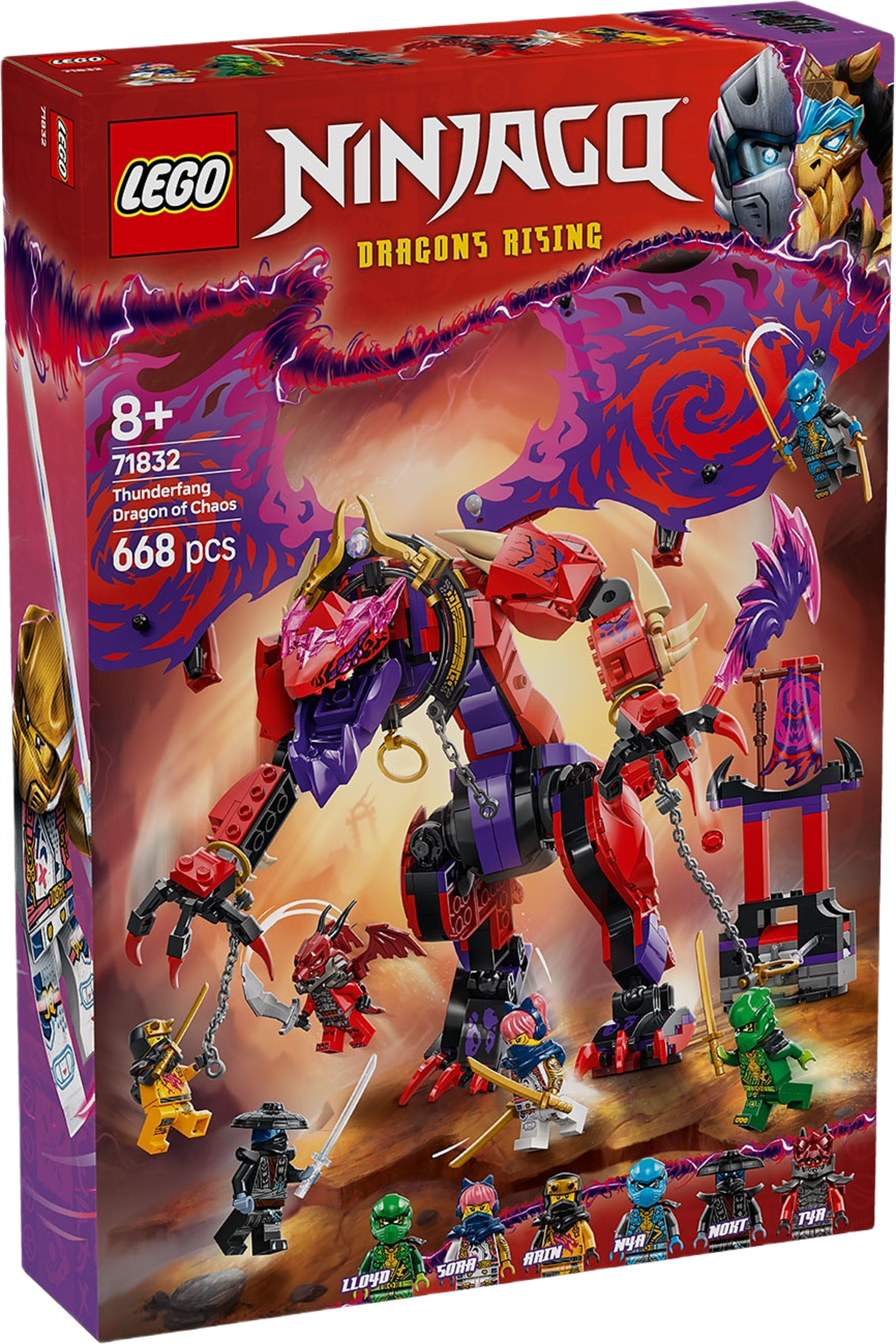 NINJAGO Kaosdraken Åsktand 71832, från LEGO. Klicka för att öppna bilden i stort format