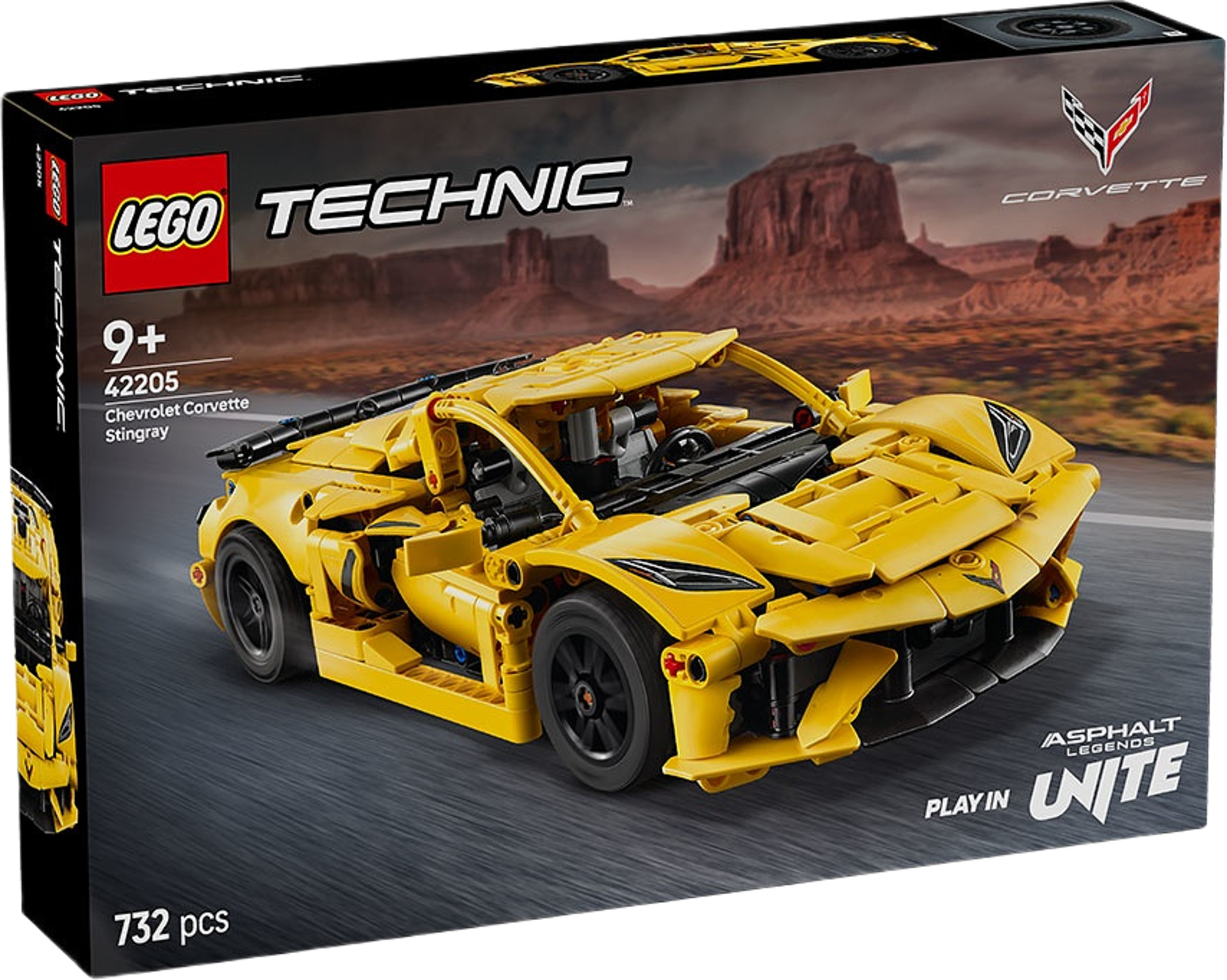 Technic Chevrolet Corvette Stingray Modellset 42205, från LEGO.