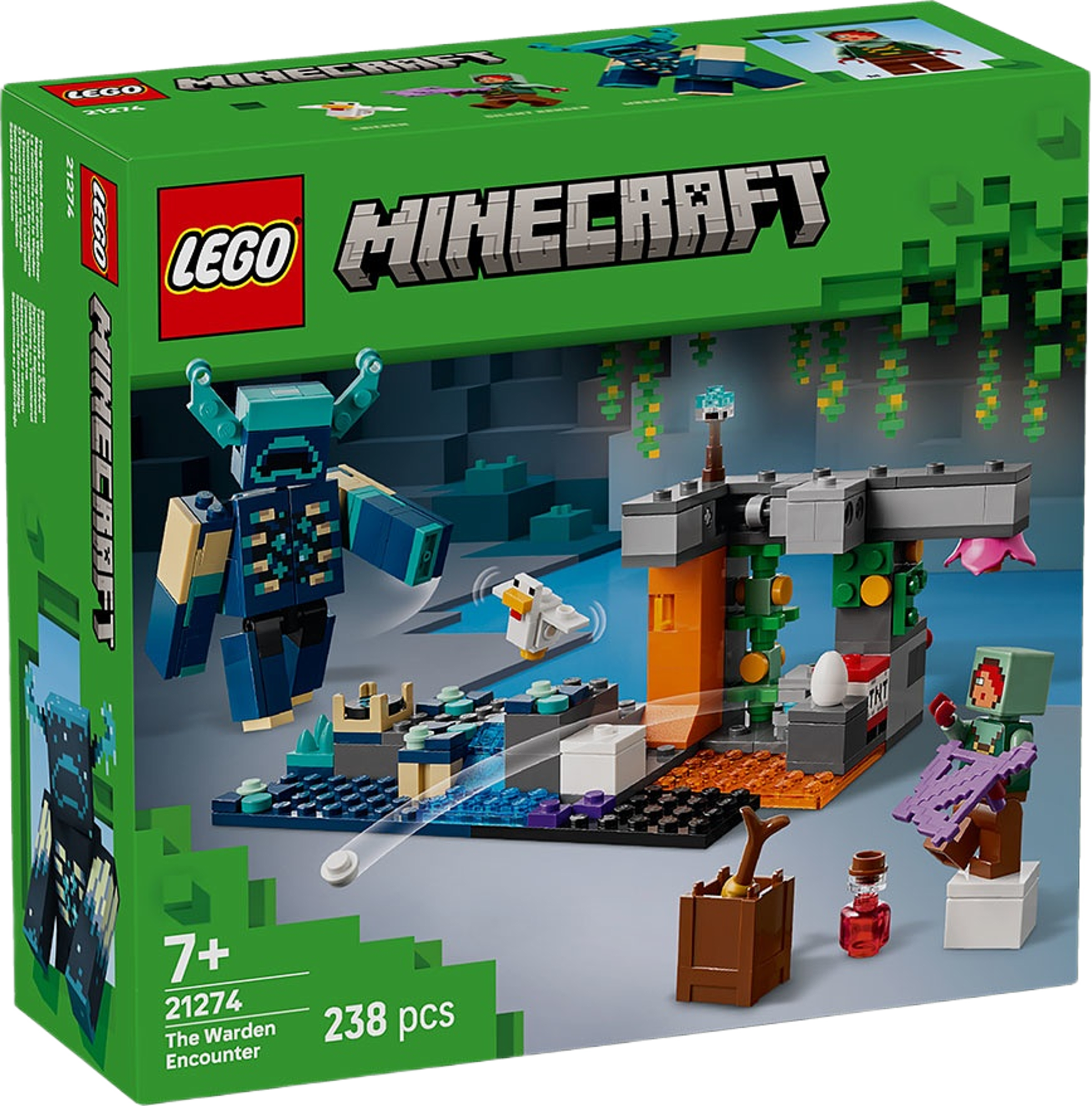 Minecraft Mötet med väktaren 21274, från LEGO.
