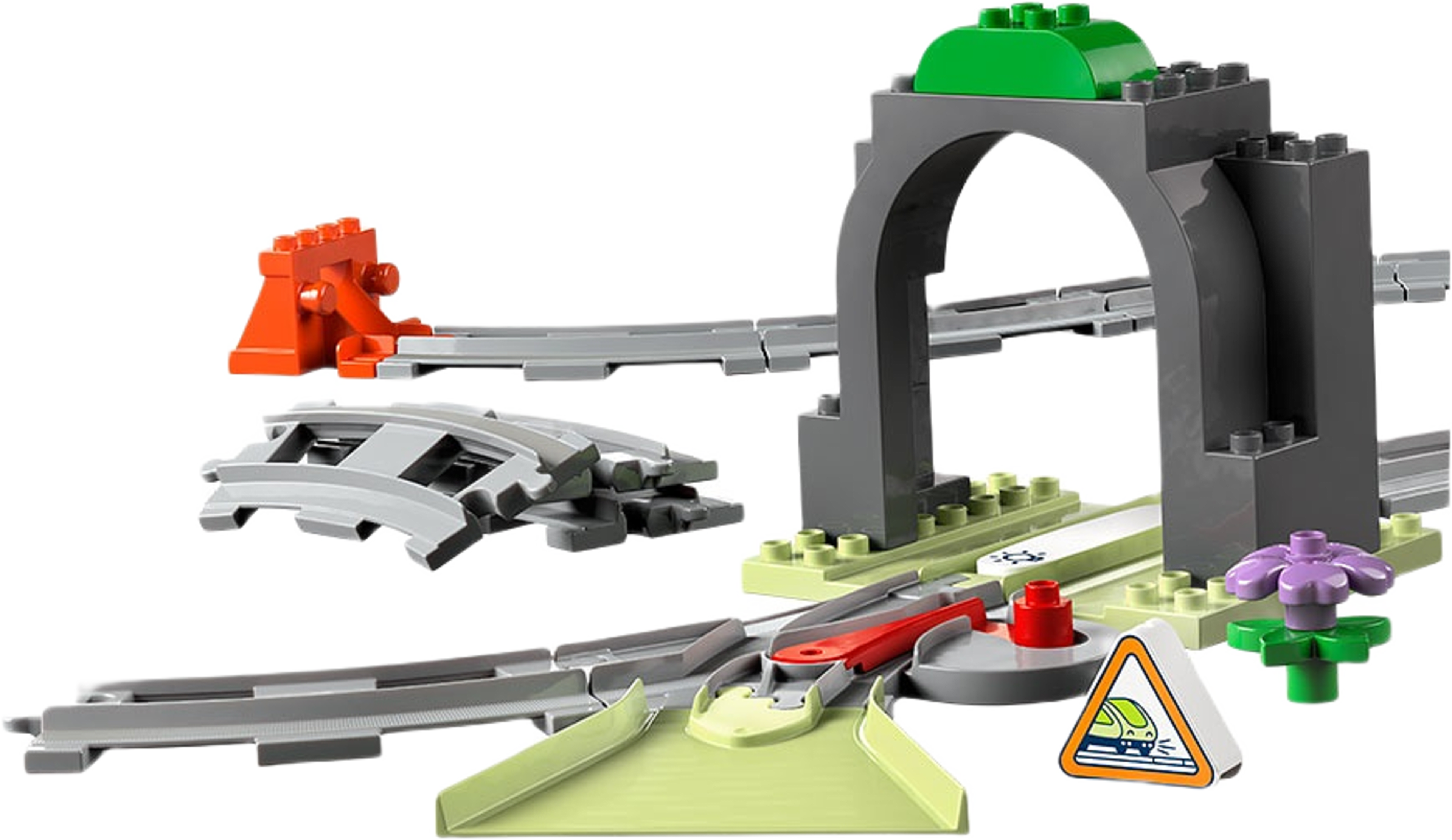 DUPLO Town Tågtunnel och spår – Expansionsset 10425, från LEGO. Klicka för att öppna bilden i stort format