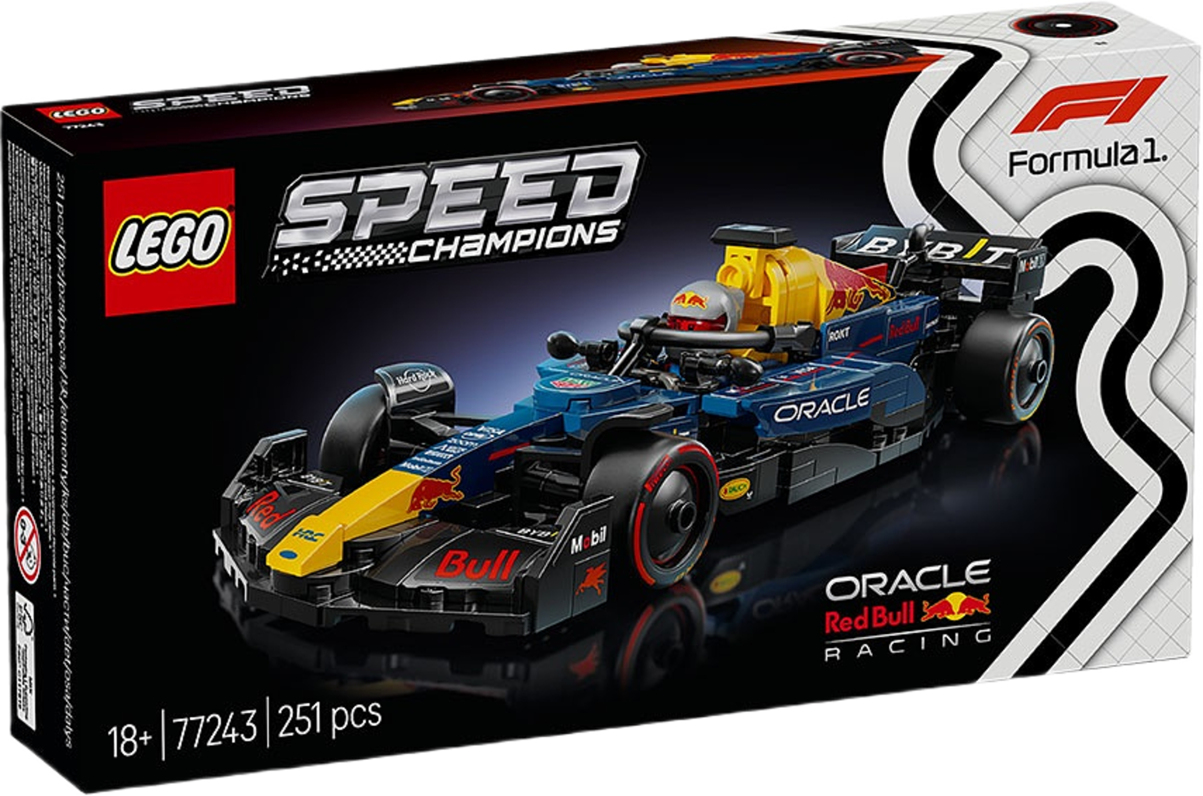 Speed Champions Oracle Red Bull Racing RB20 F1 racerbil 77243, från LEGO.