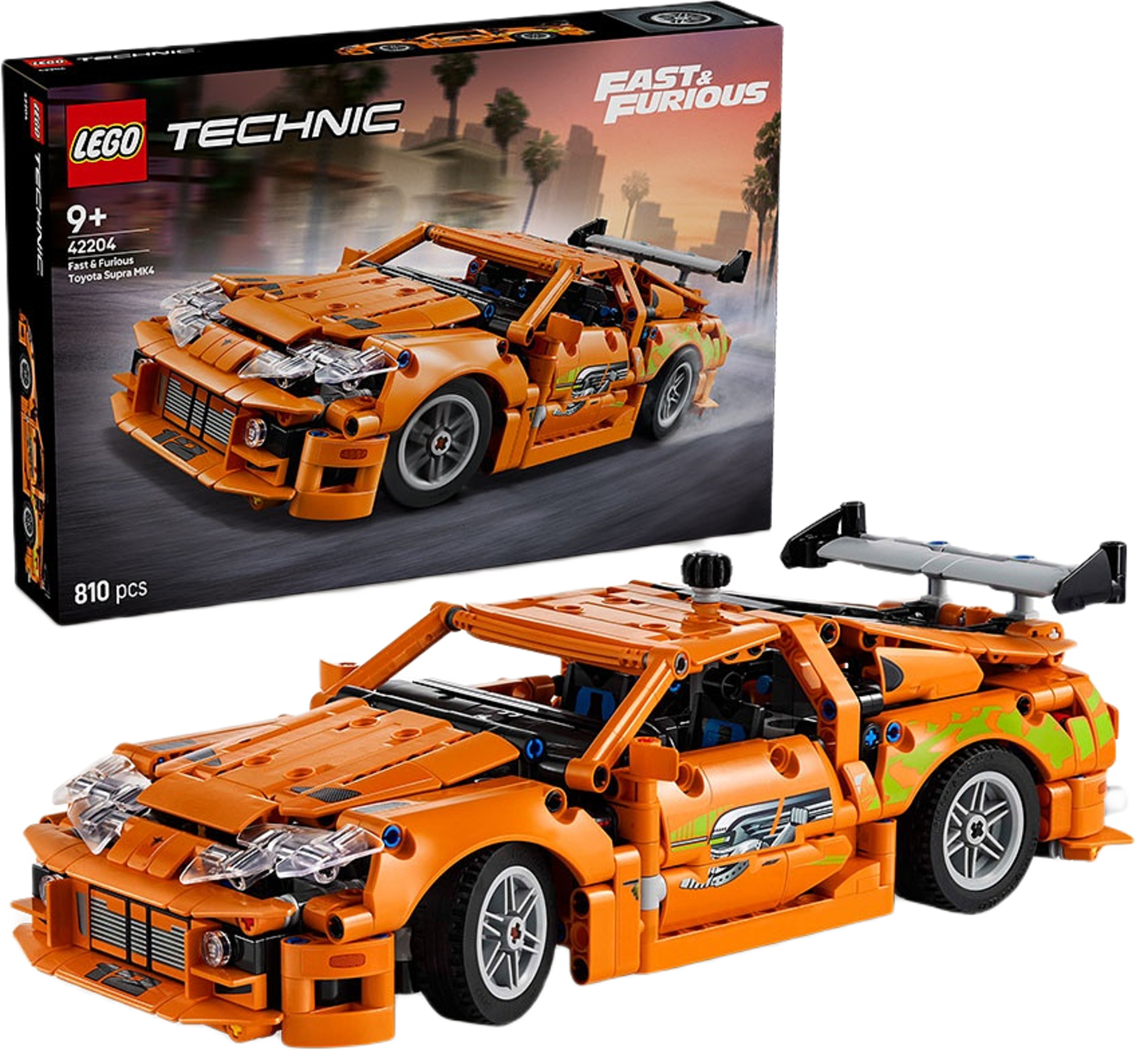 Technic Fast and Furious Toyota Supra MK4 42204, från LEGO.