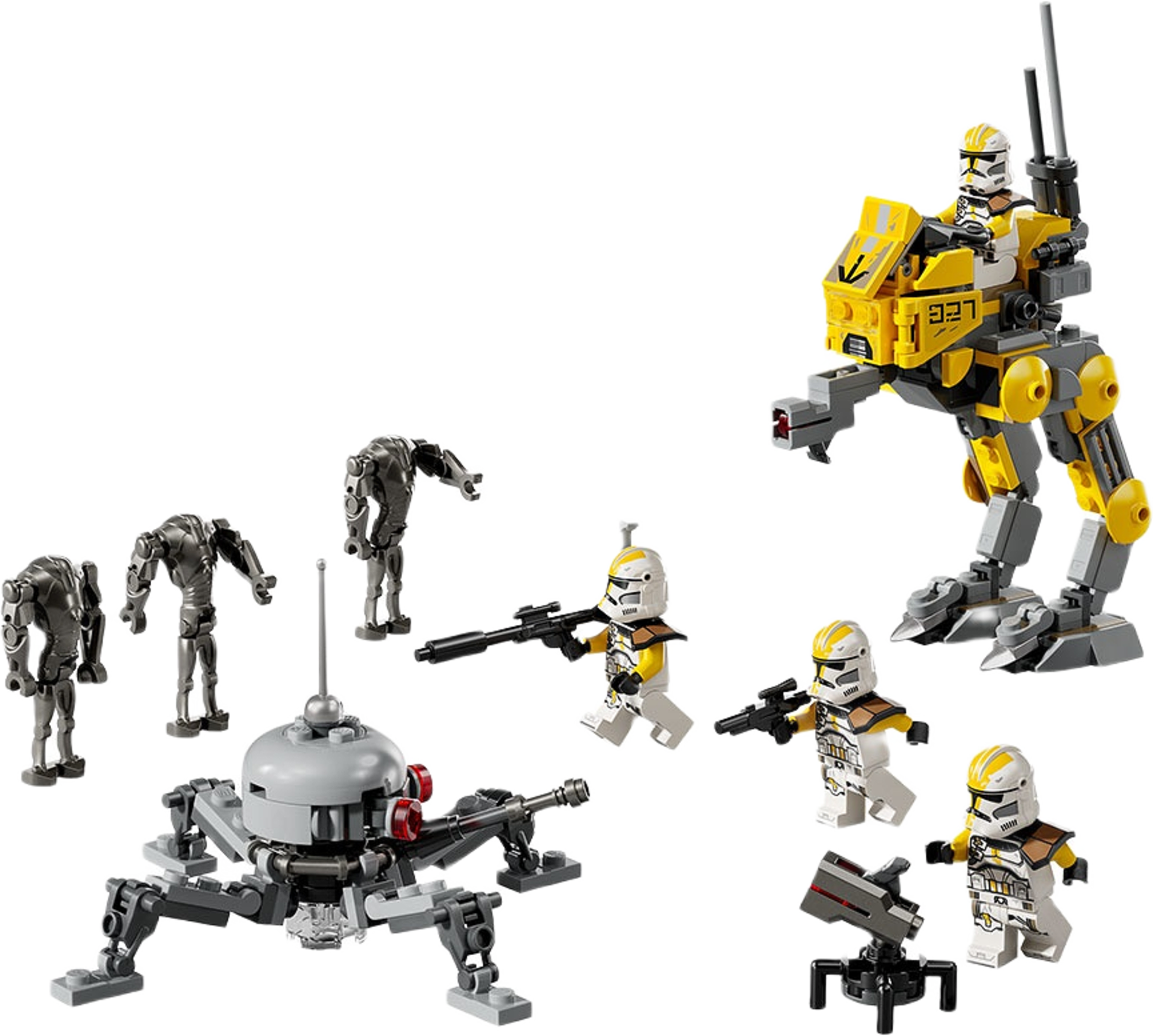 Star Wars: 327th Clone Troopers™ Battle Pack Set 75431, från LEGO.