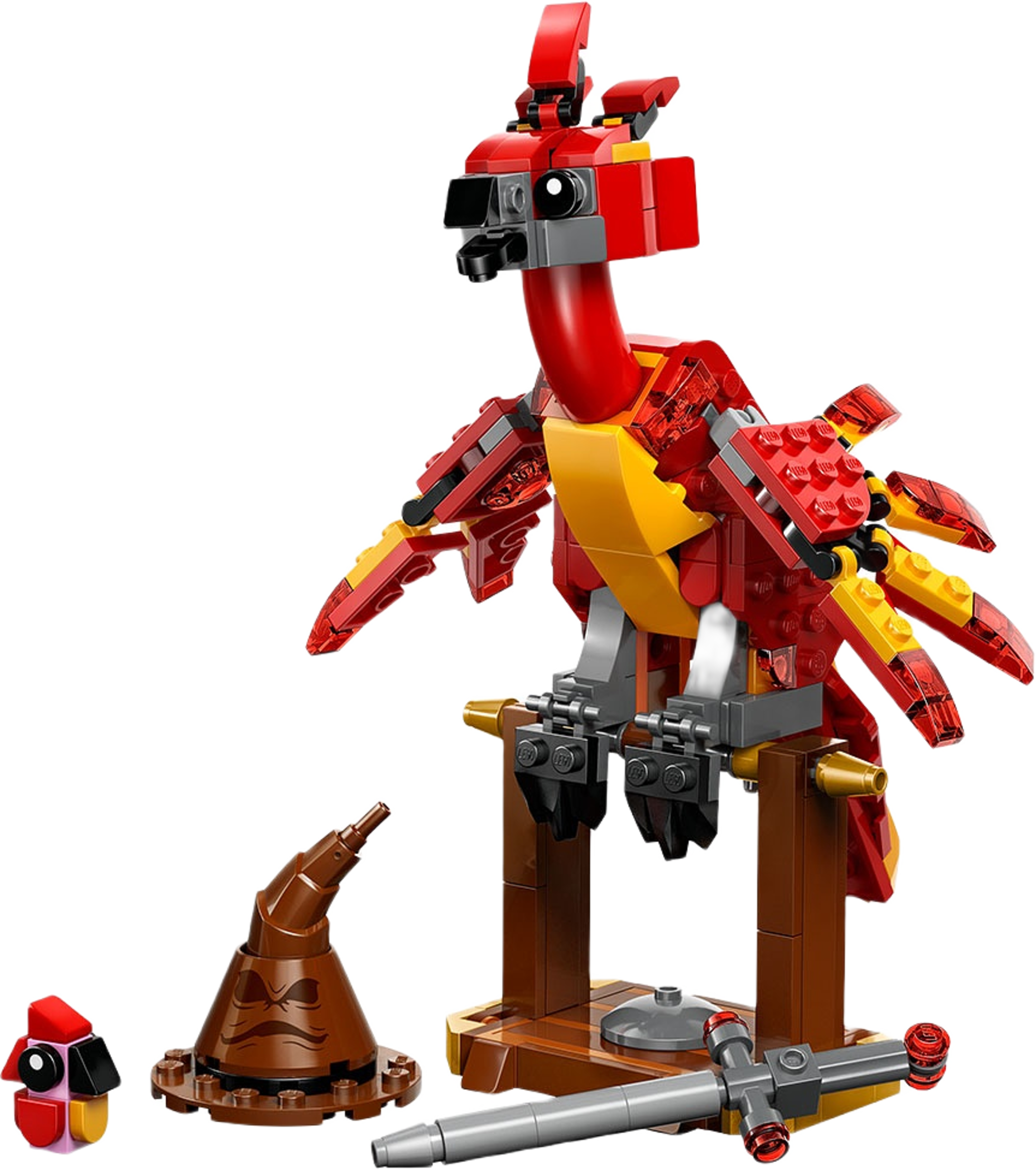 Harry Potter Fawkes: Dumbledores fenixfågel 76448, från LEGO.