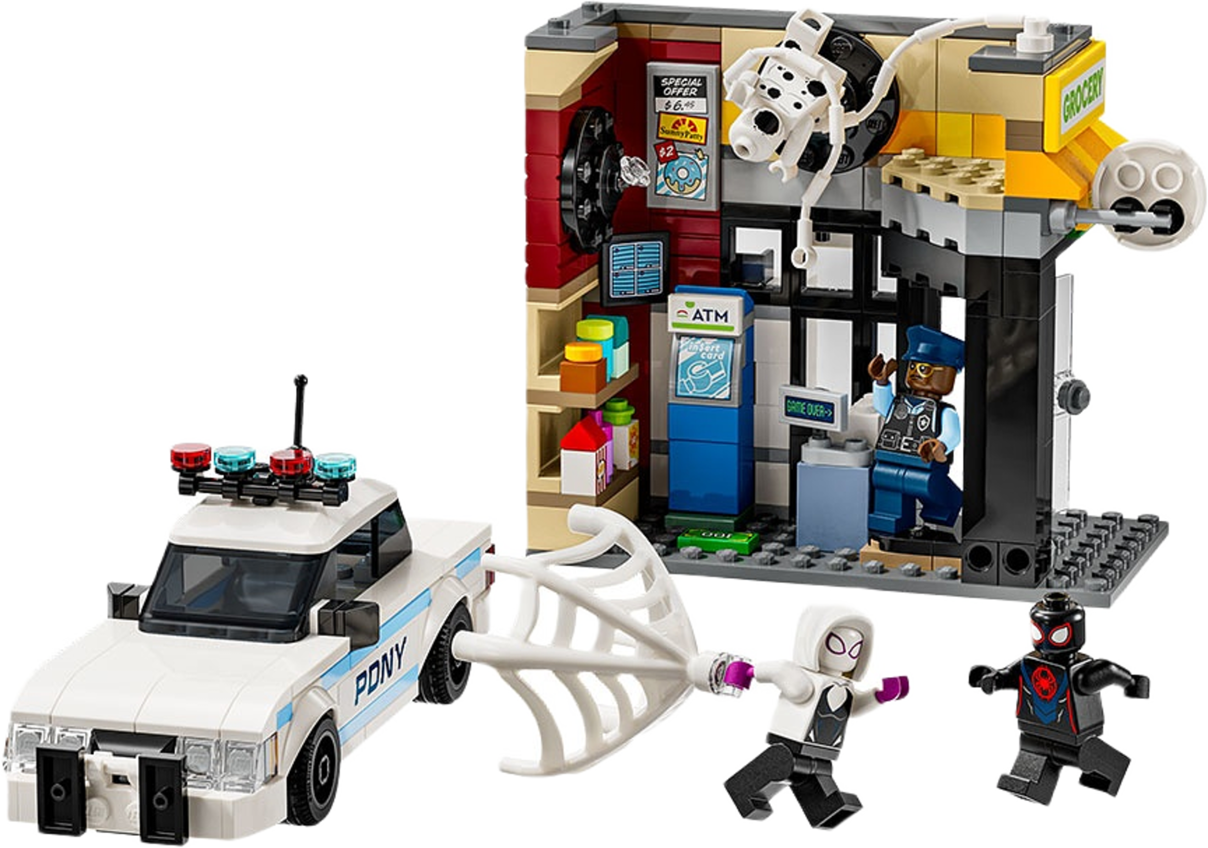 Marvel Spider-Verse: Miles Morales mot Spot 76311, från LEGO.