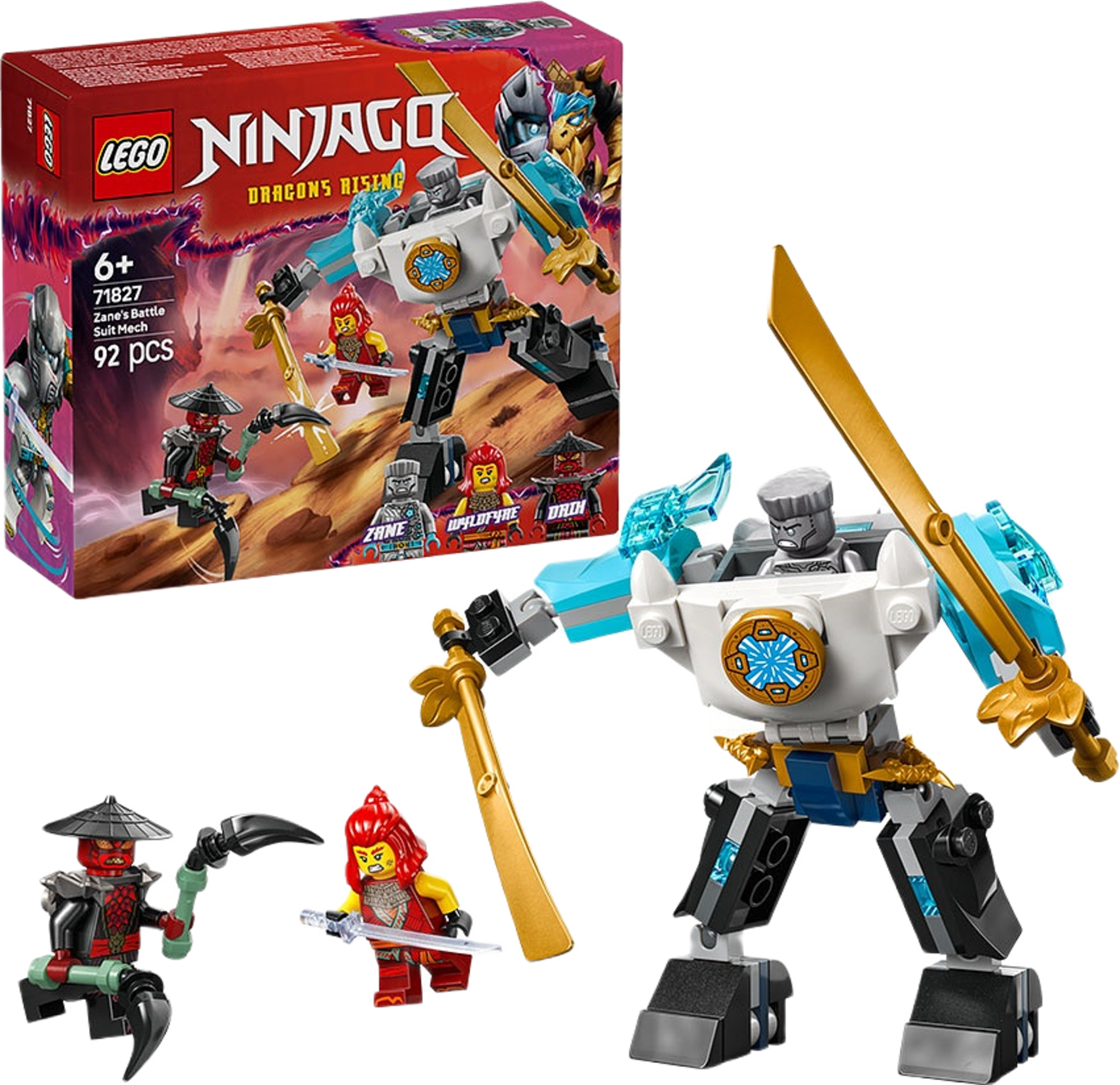 NINJAGO Zanes stridsrobotdräkt 71827, från LEGO.