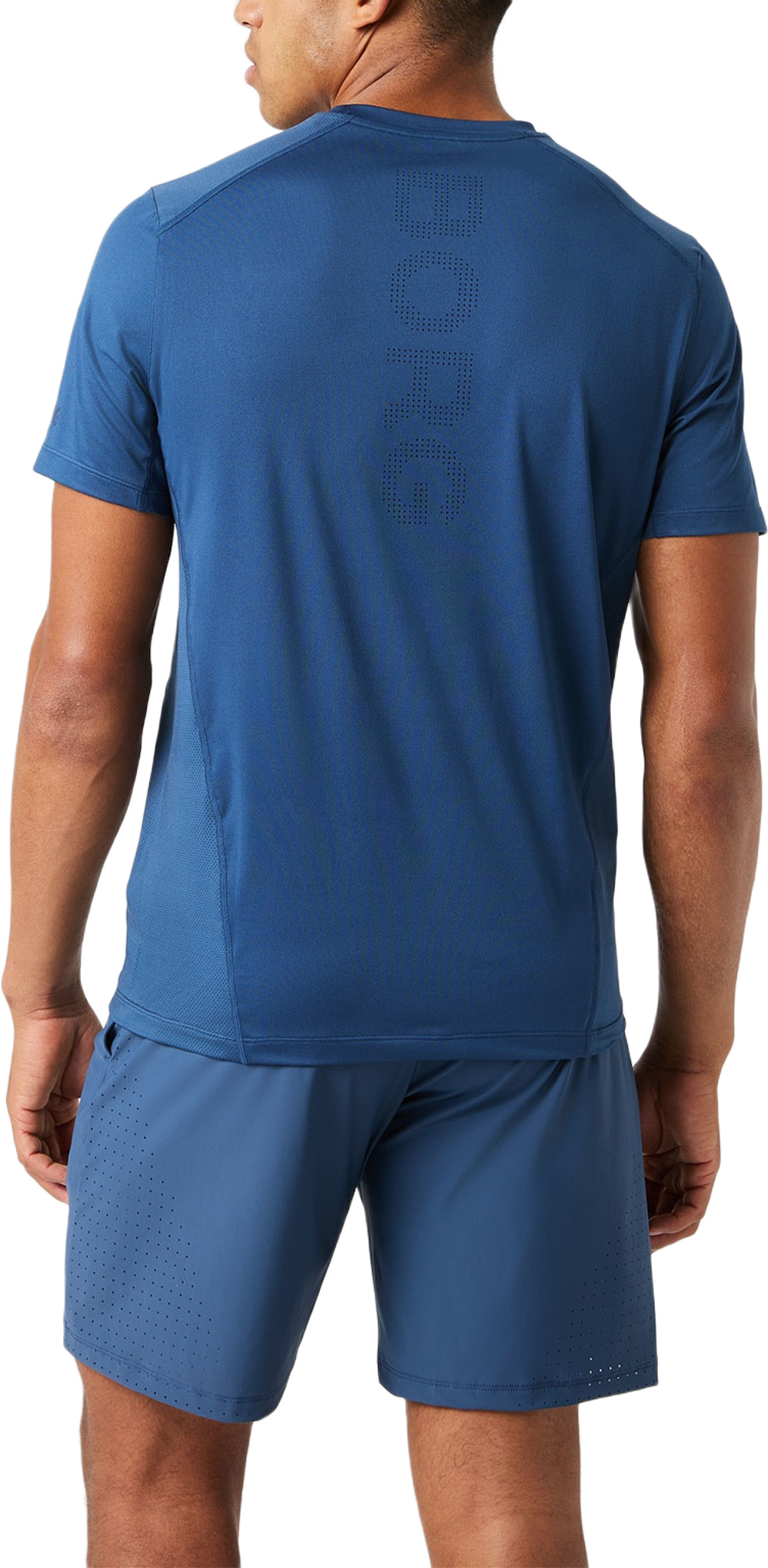 Ace Mesh Panel T-Shirt, från Björn Borg Sport, i färgen Sargasso Sea. Klicka för att öppna bilden i stort format