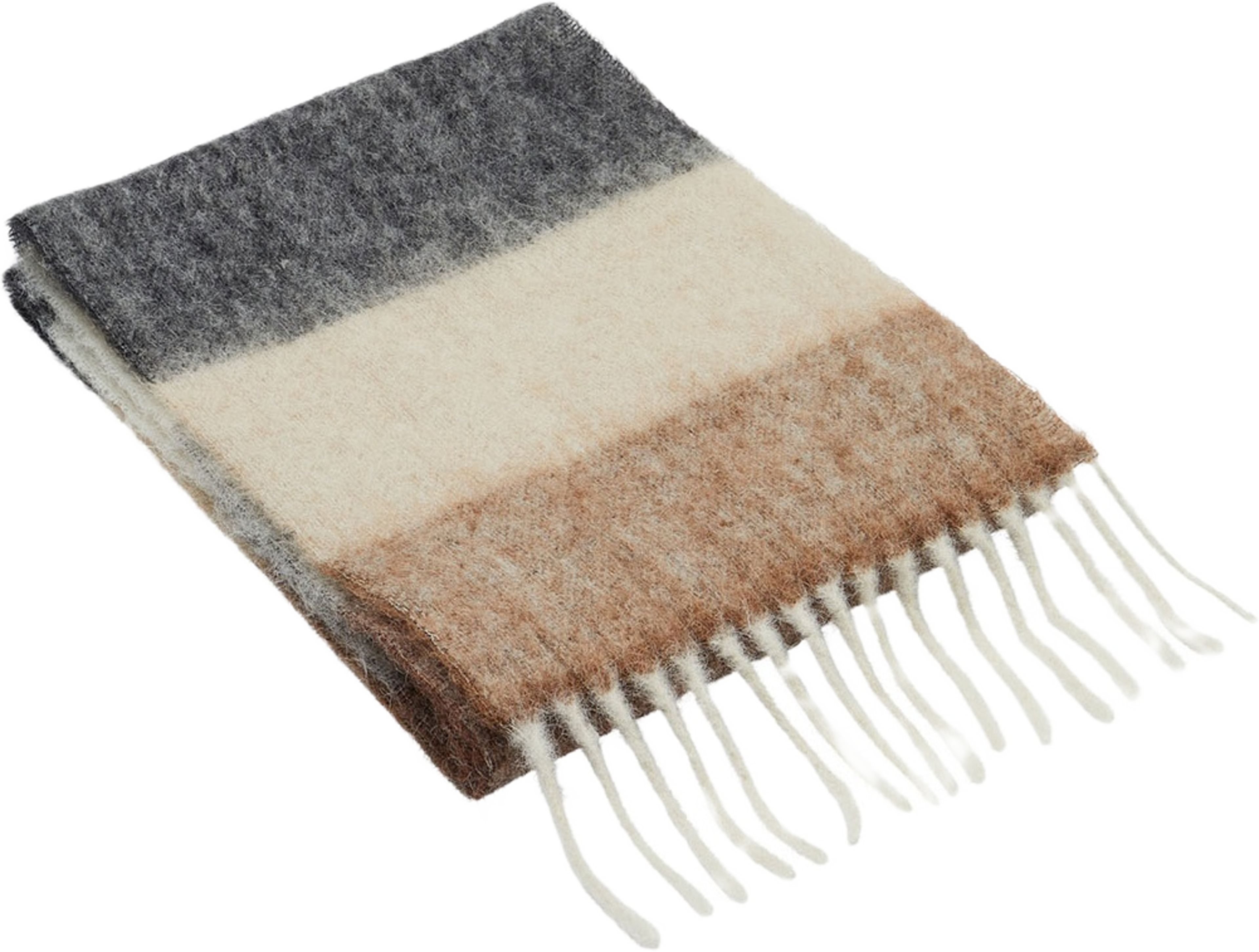 Strada Tilda M Scarf, från Becksöndergaard, i färgen Rain Drum Brown.