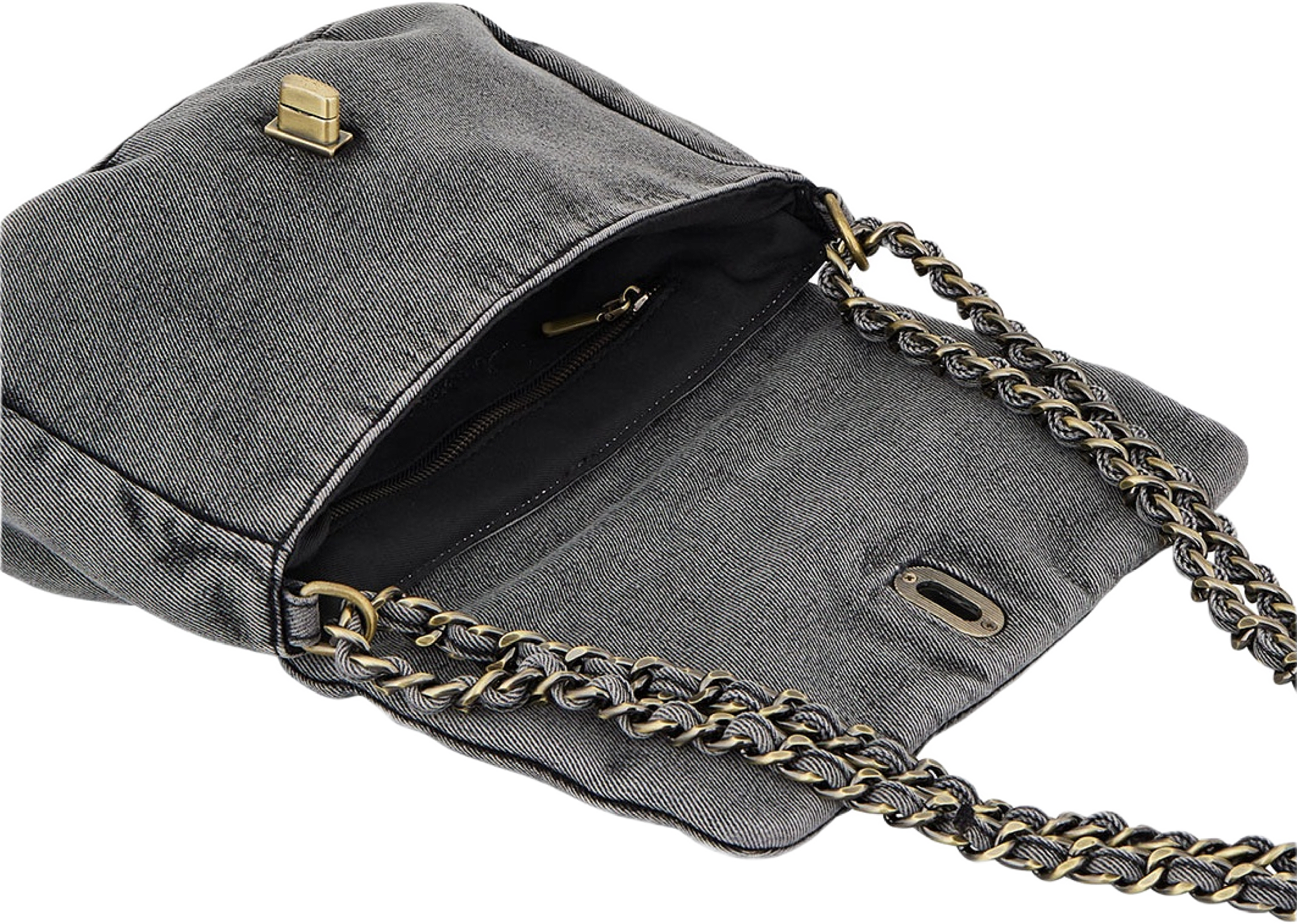 Washed Denima Hollis Bag