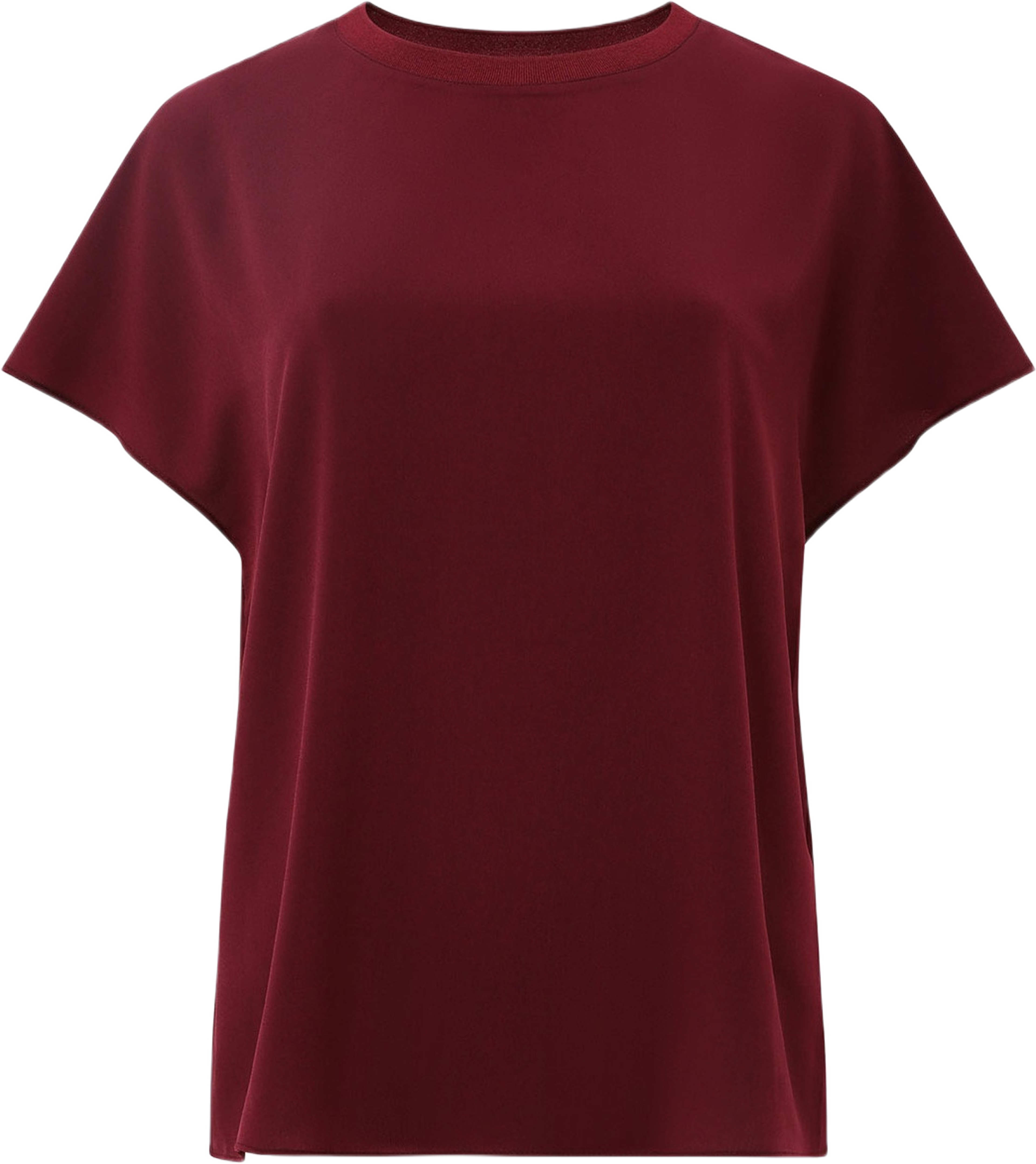 Crepe Light Crew Neck Top